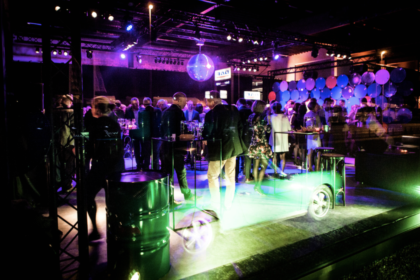 gasten op bedrijfsevent