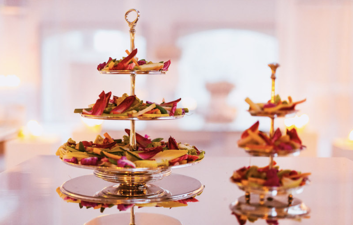 snacks geserveerd op een schaal