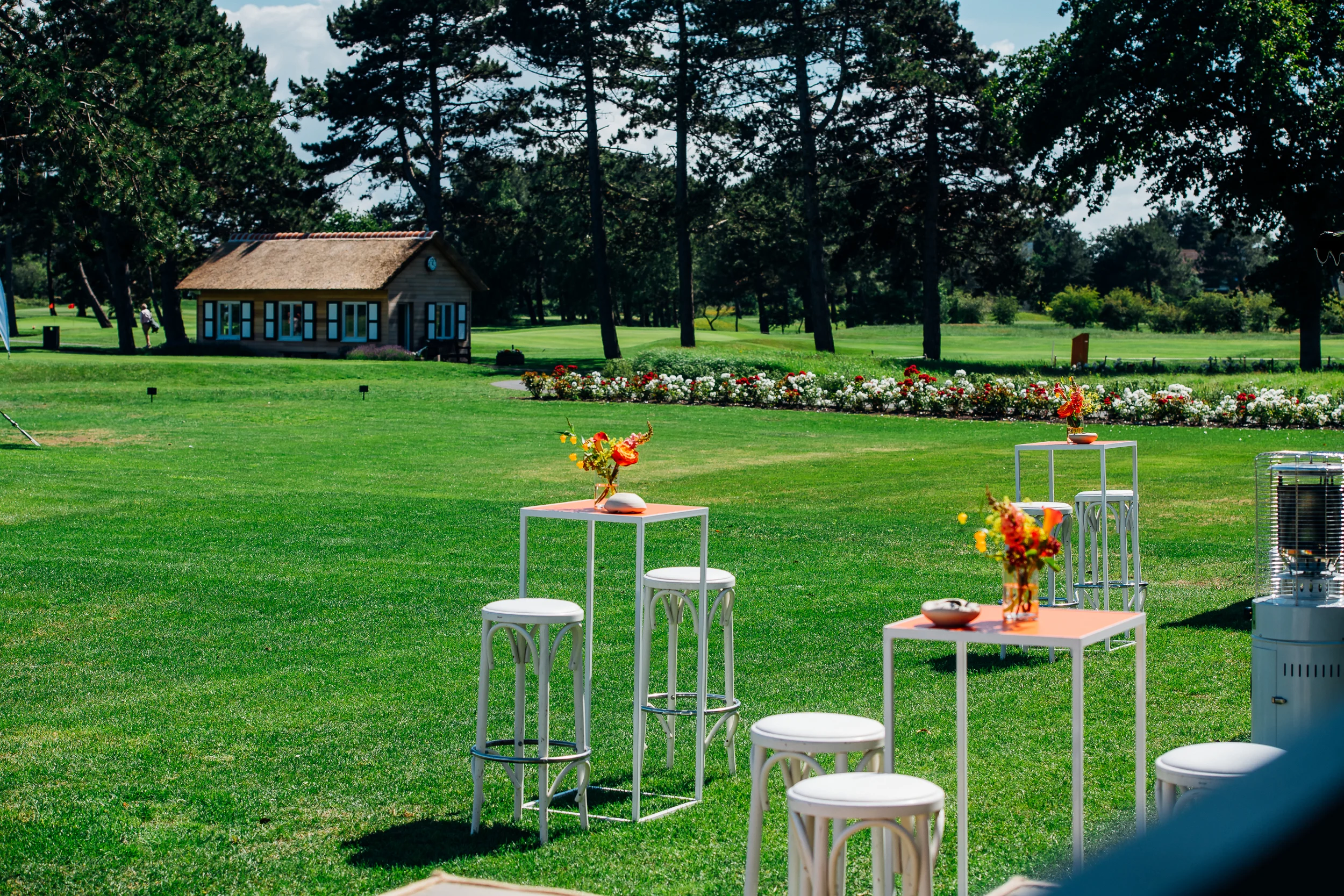 gepersonaliseerde receptietafels voor bedrijfsevent