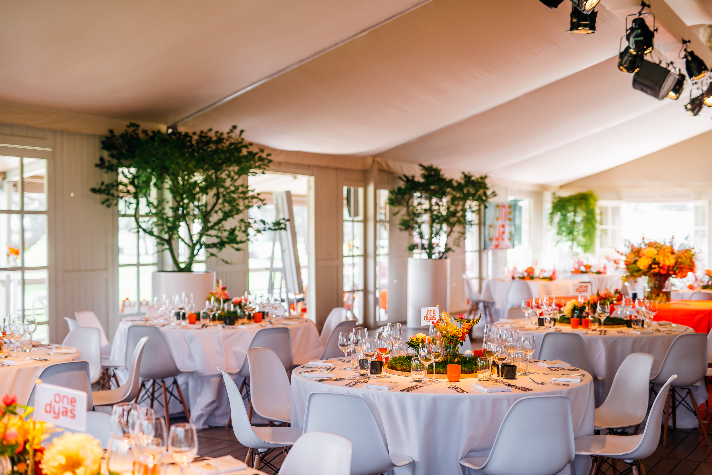 styling van tafels voor teambuilding event