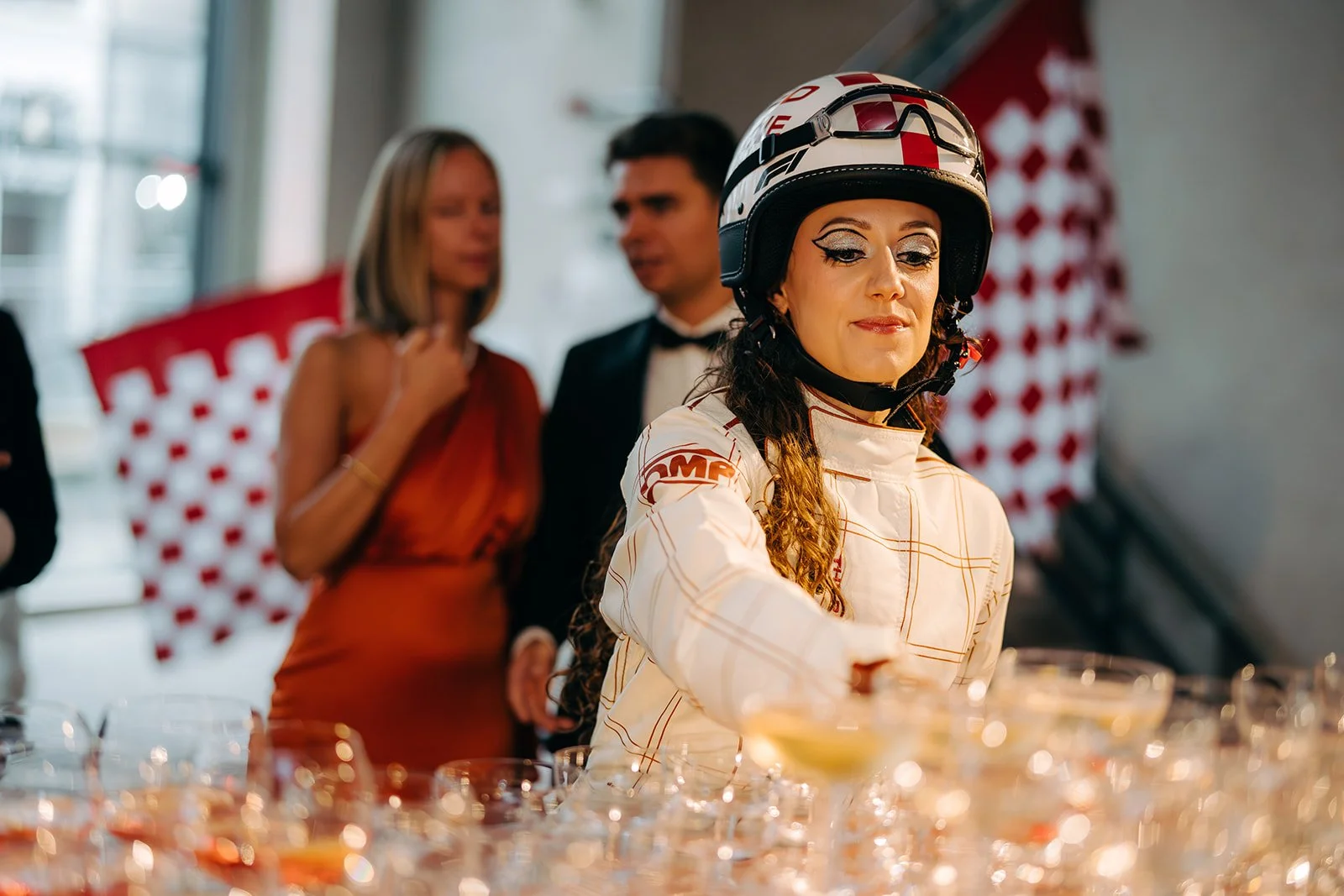 entertainment tijdens een F1 themafeest