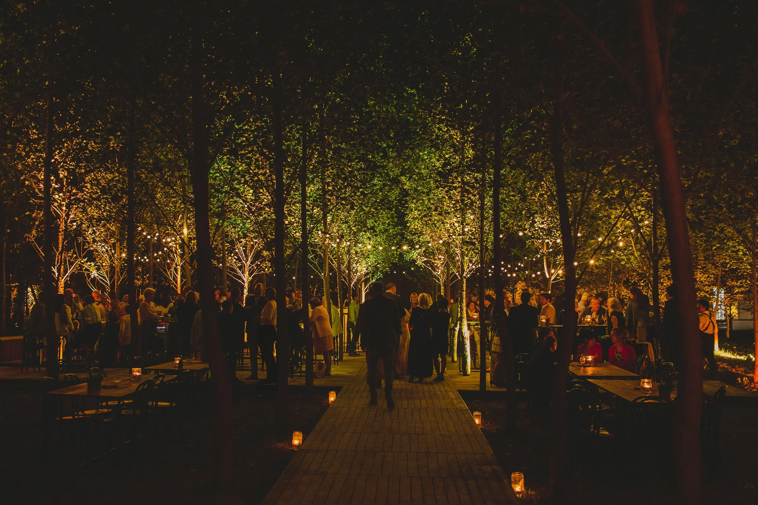 bedrijfsevent in bos