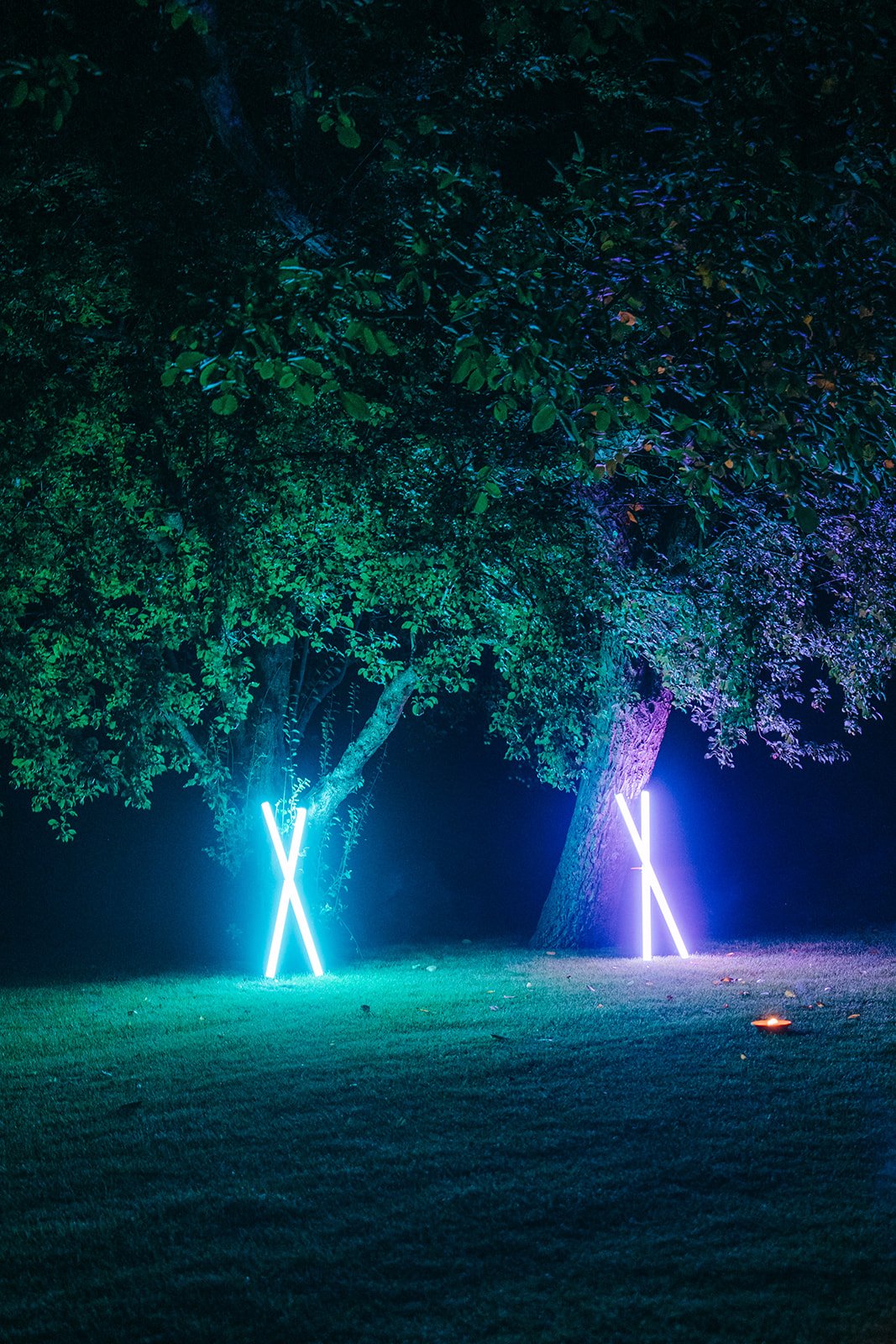 Decoratie LED sign op festival