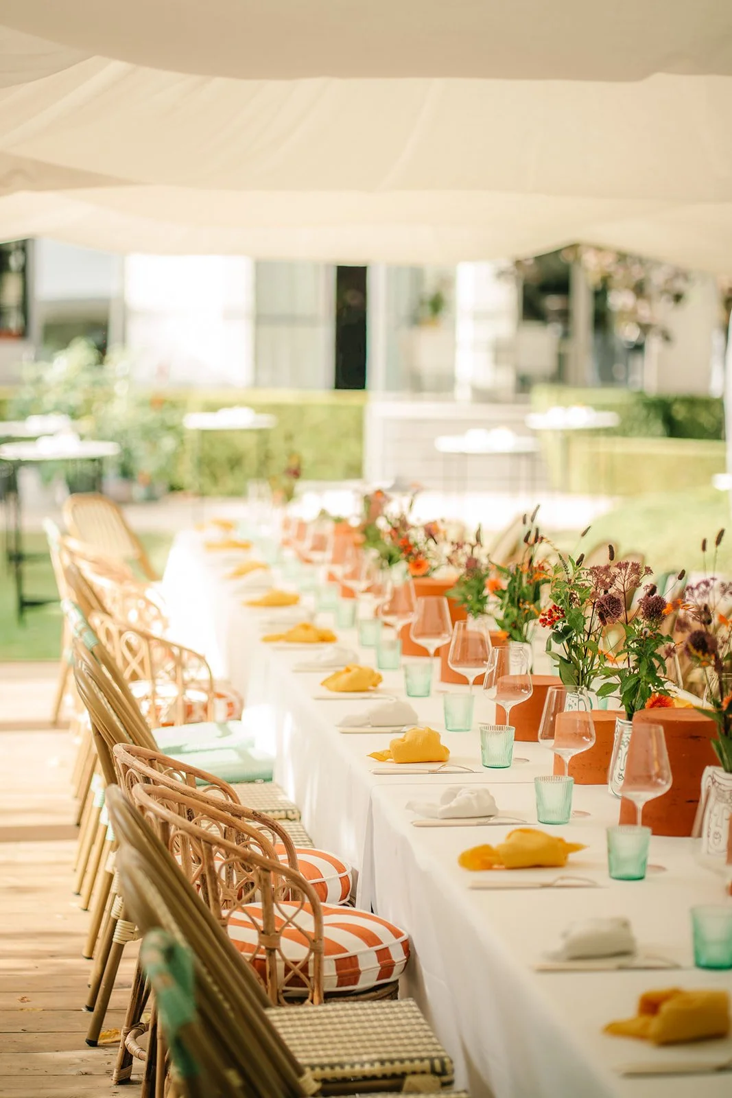 tafelstyling met italiaanse accenten