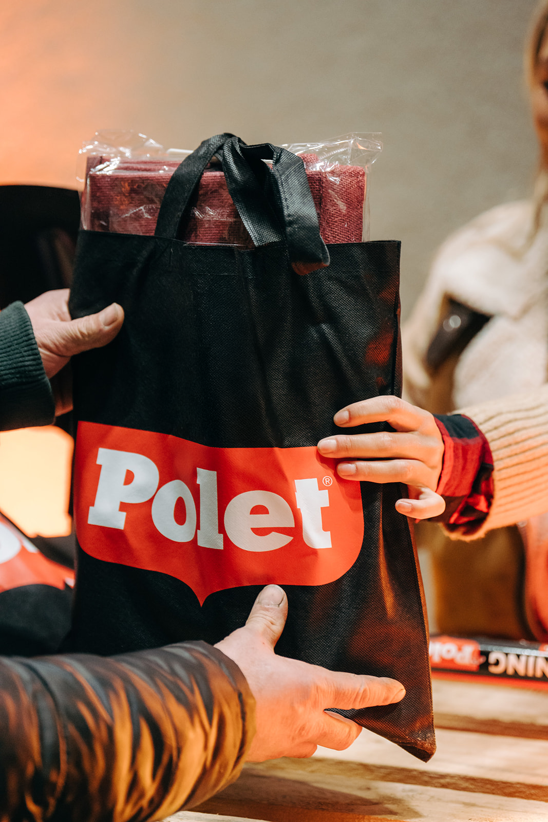 goodiebag voor bezoekers tijdens bedrijfsbezoek
