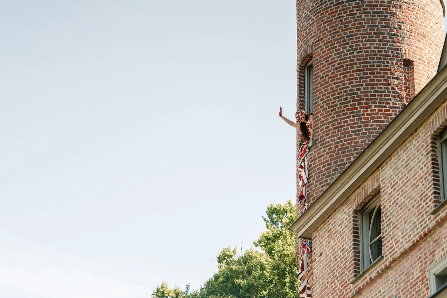 kasteel als locatie voor een italiaans verjaardagsfeest