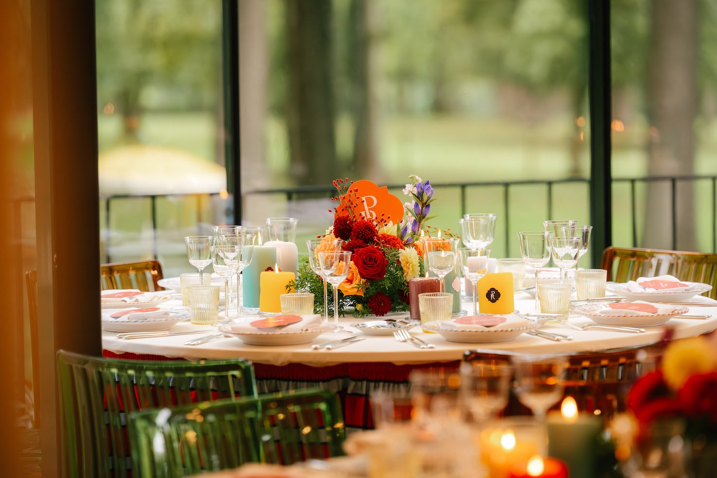 sfeer en inkleding tijdens verjaardagsfeest in kasteel