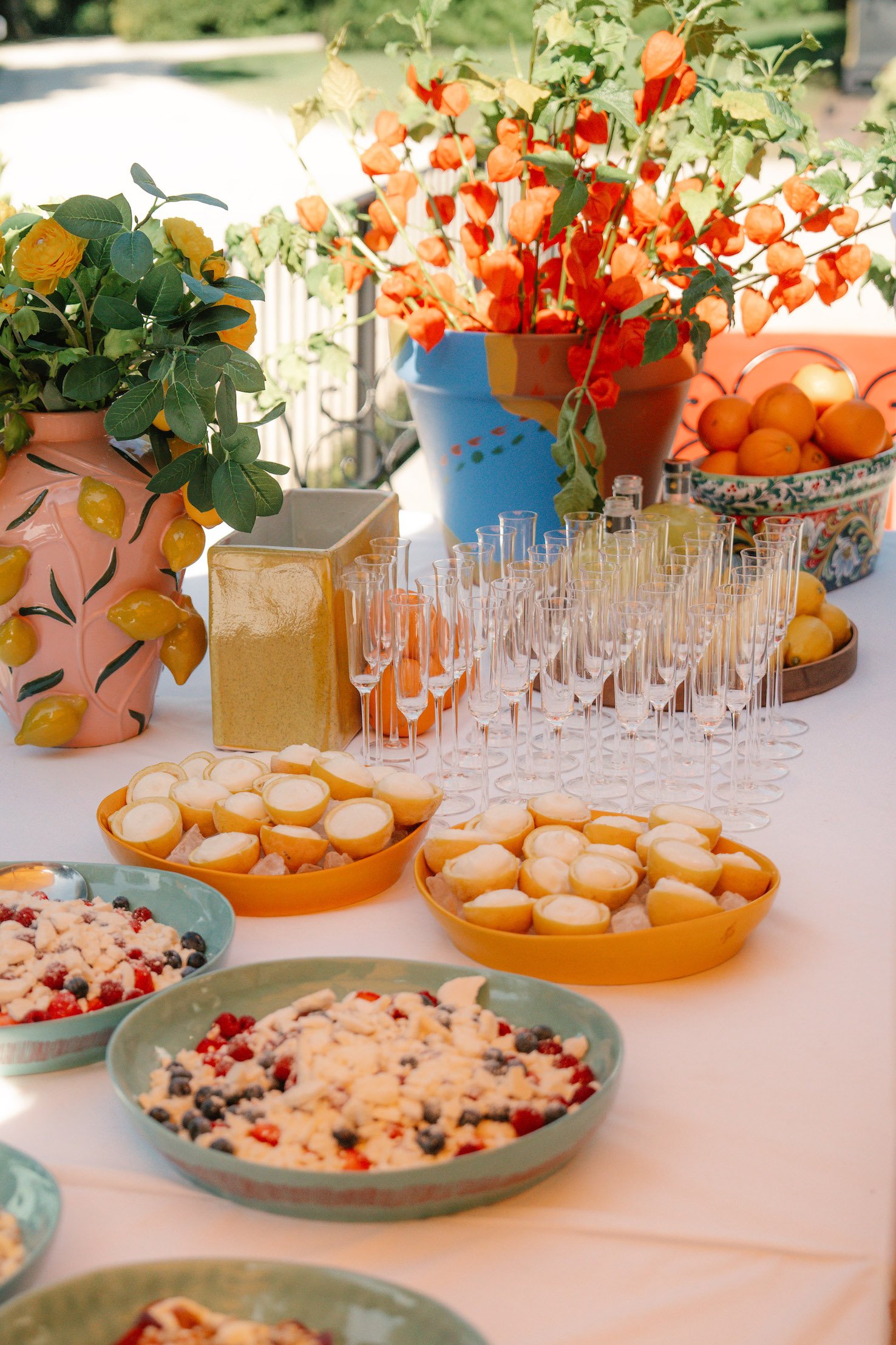 styling en sfeer voor een italiaans verjaardagsfeest