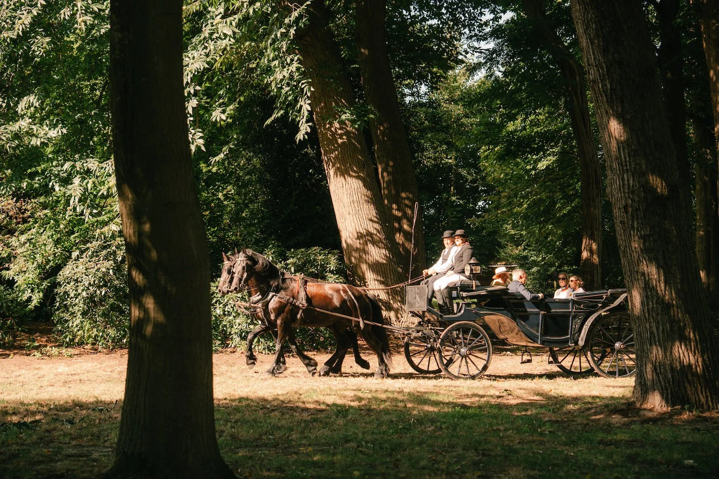 koetsrit als beleving tijdens een outdoor event