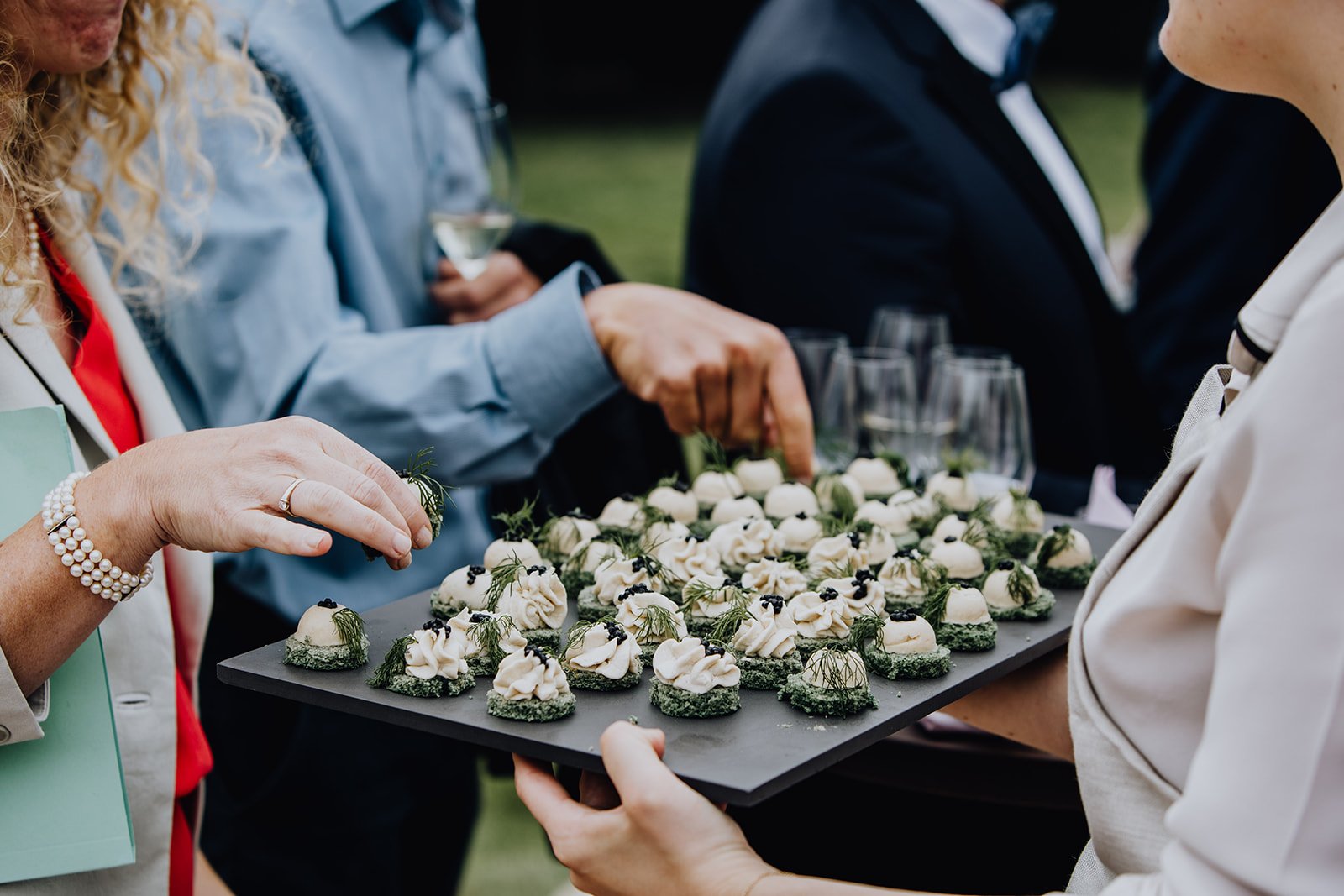 catering tijdens huwelijksfeest