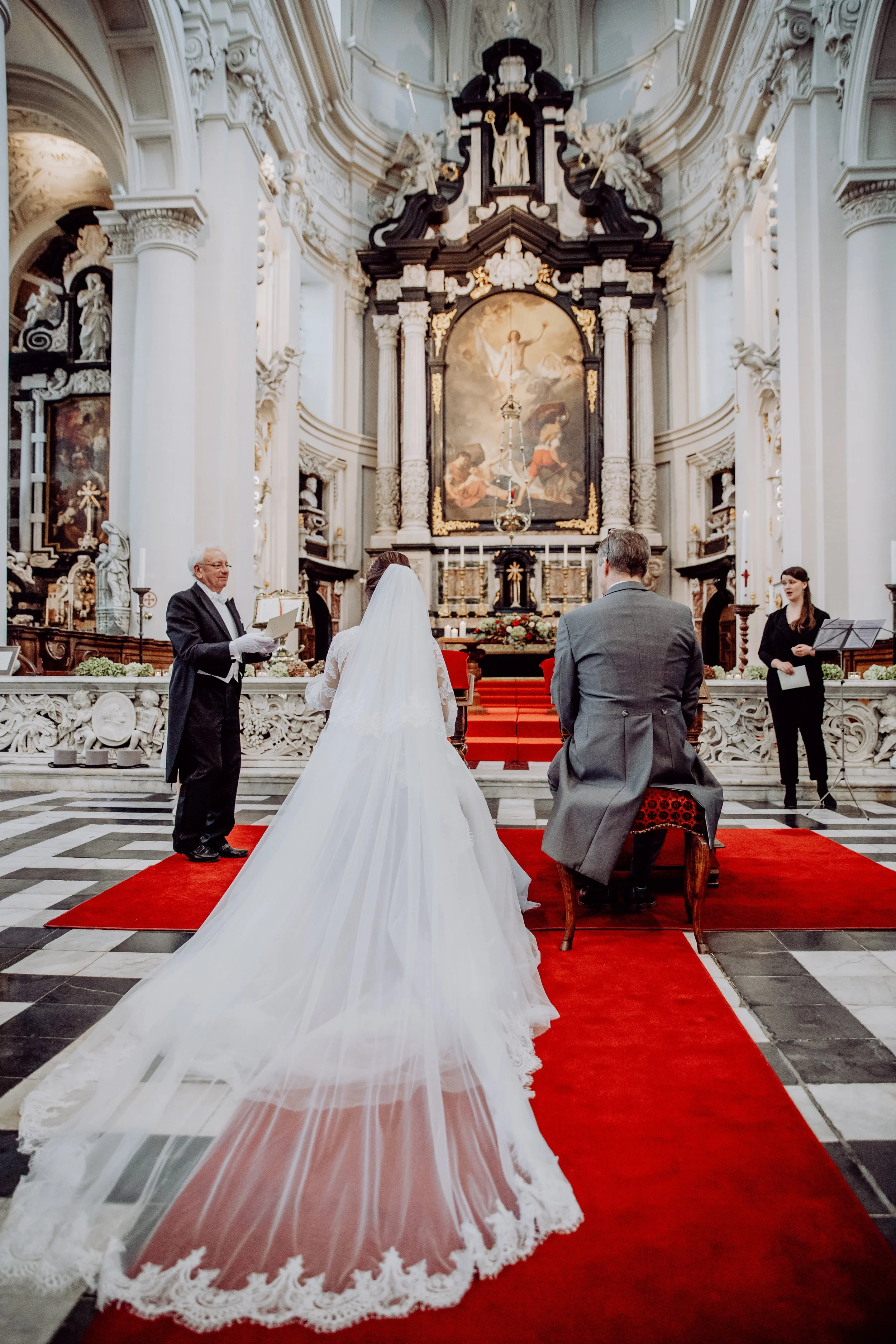 koppel tijdens ceremonie