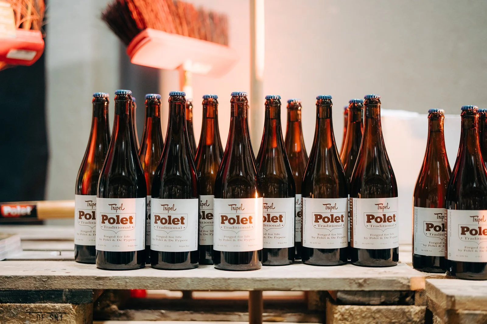 gepersonaliseerd bier tijdens personeelsevent