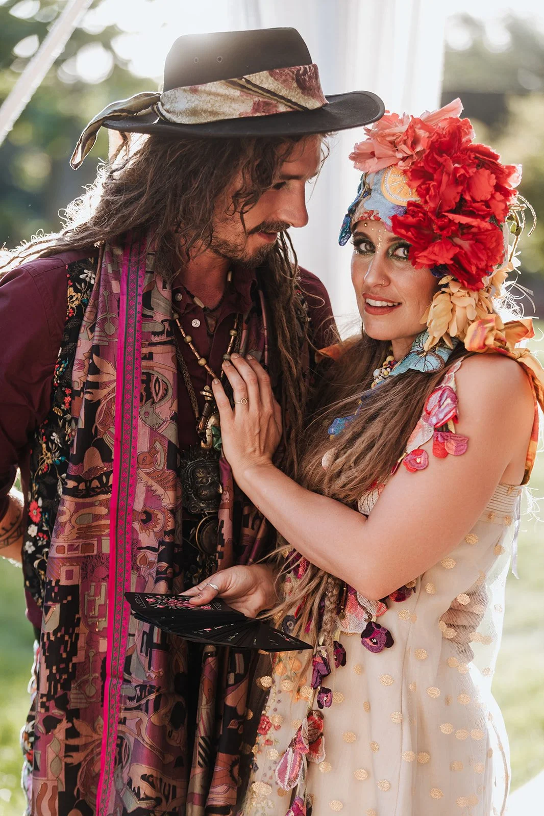 entertainers in bohemien kledij