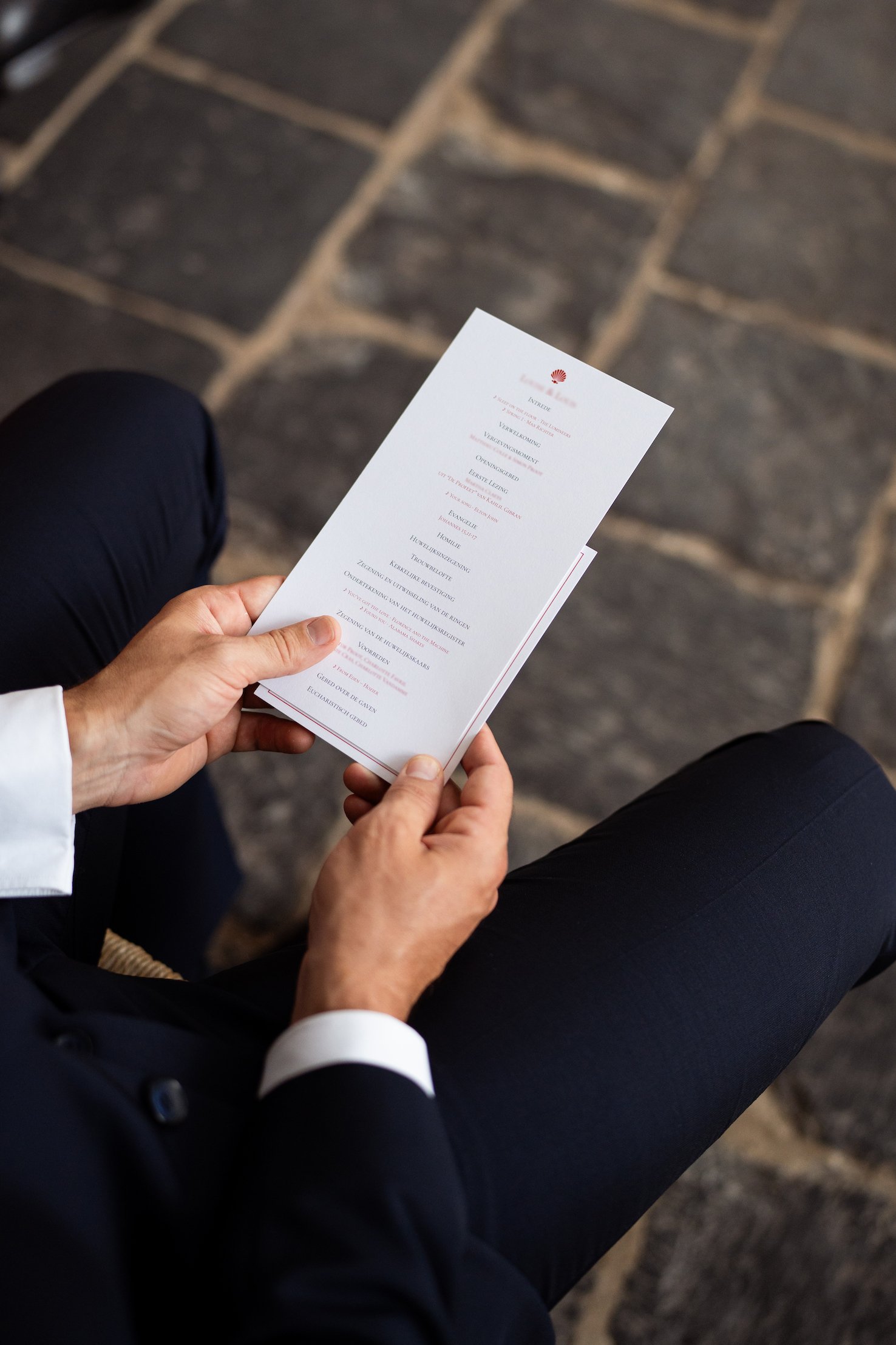 detailbeeld van high-end trouwfeest