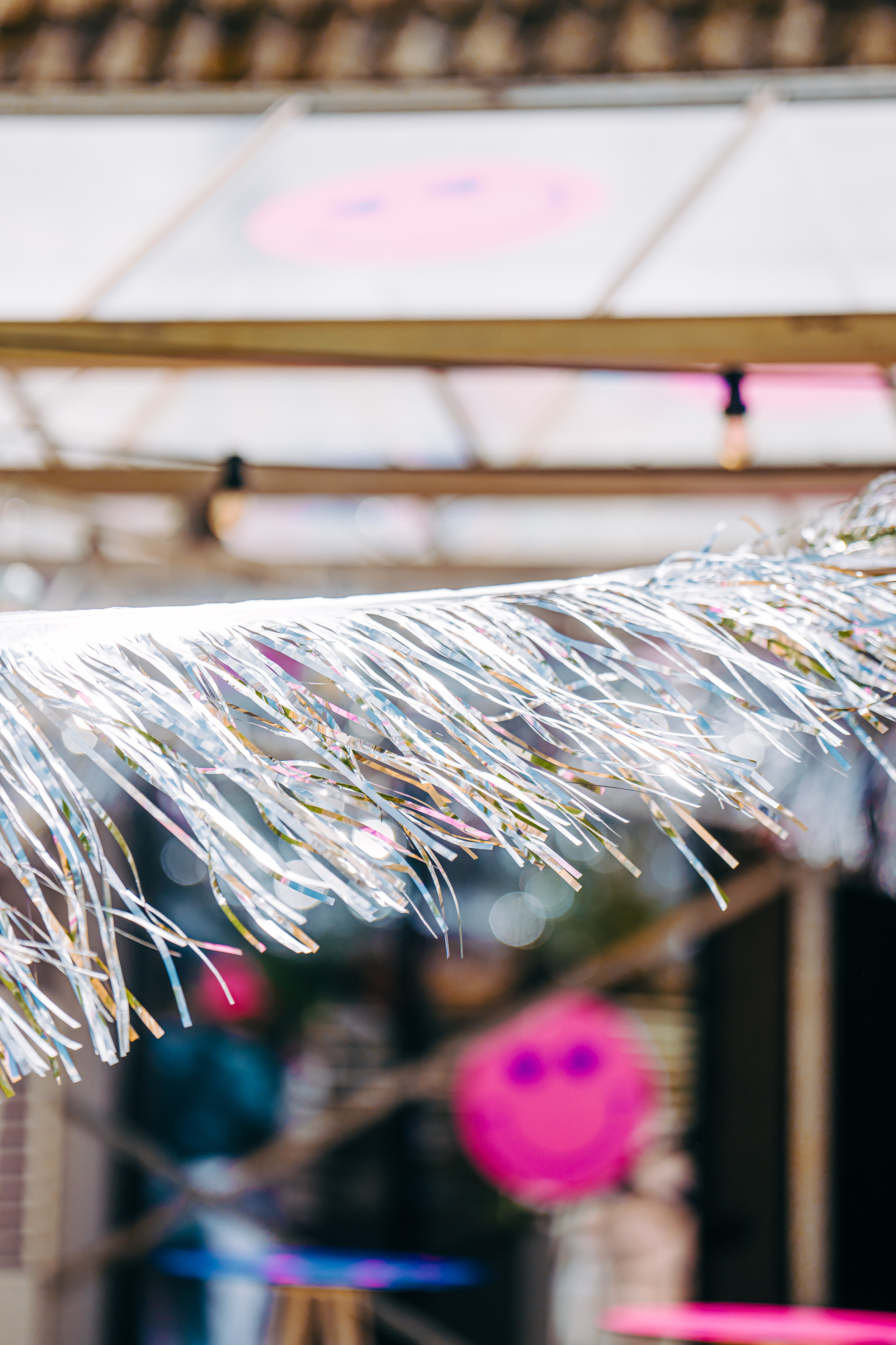 detail van decoratie smiley festival