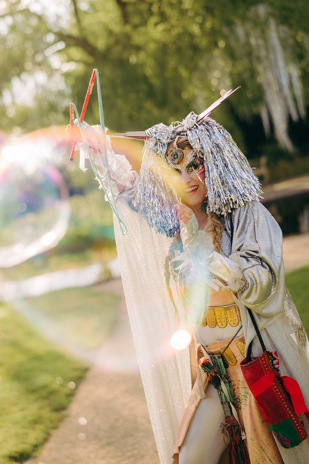 Entertainer tijdens verjaardagsfeest