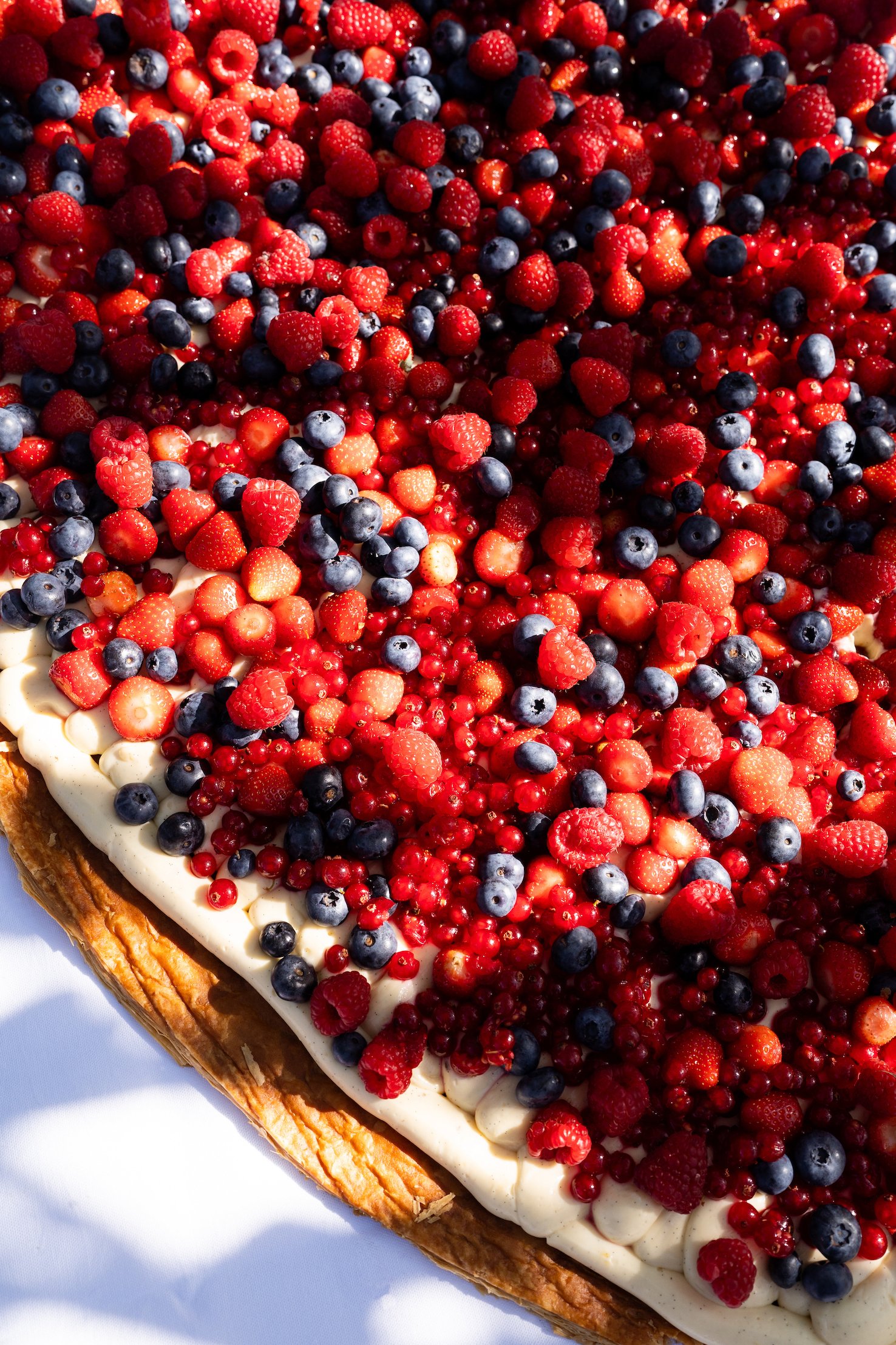 close-up van bruidstaart