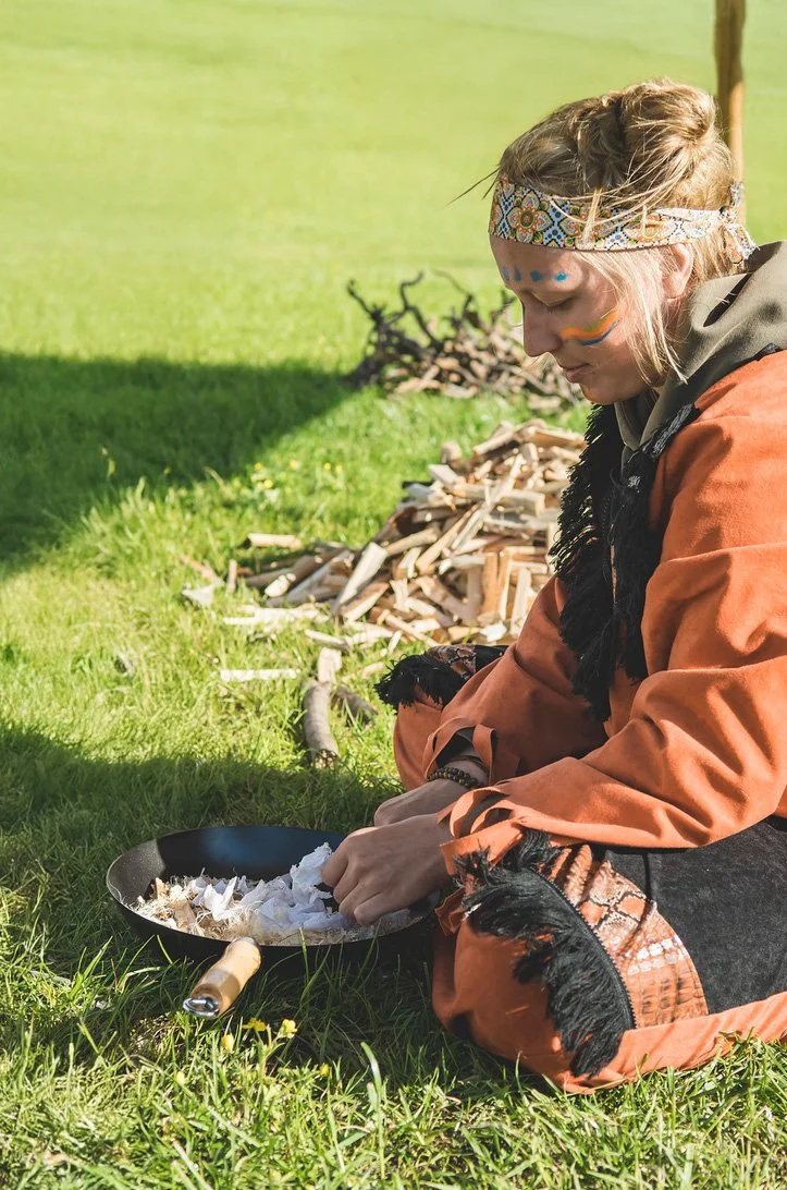 vuur maken als activiteit