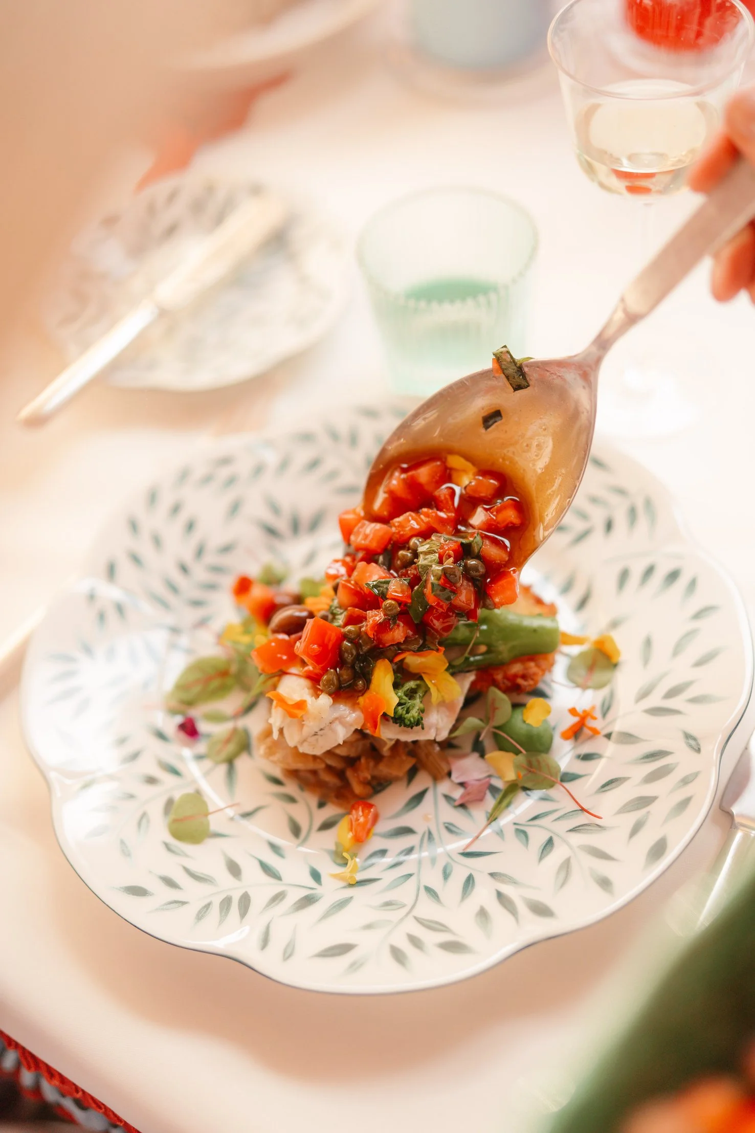 italiaanse catering op verjaardagsfeest