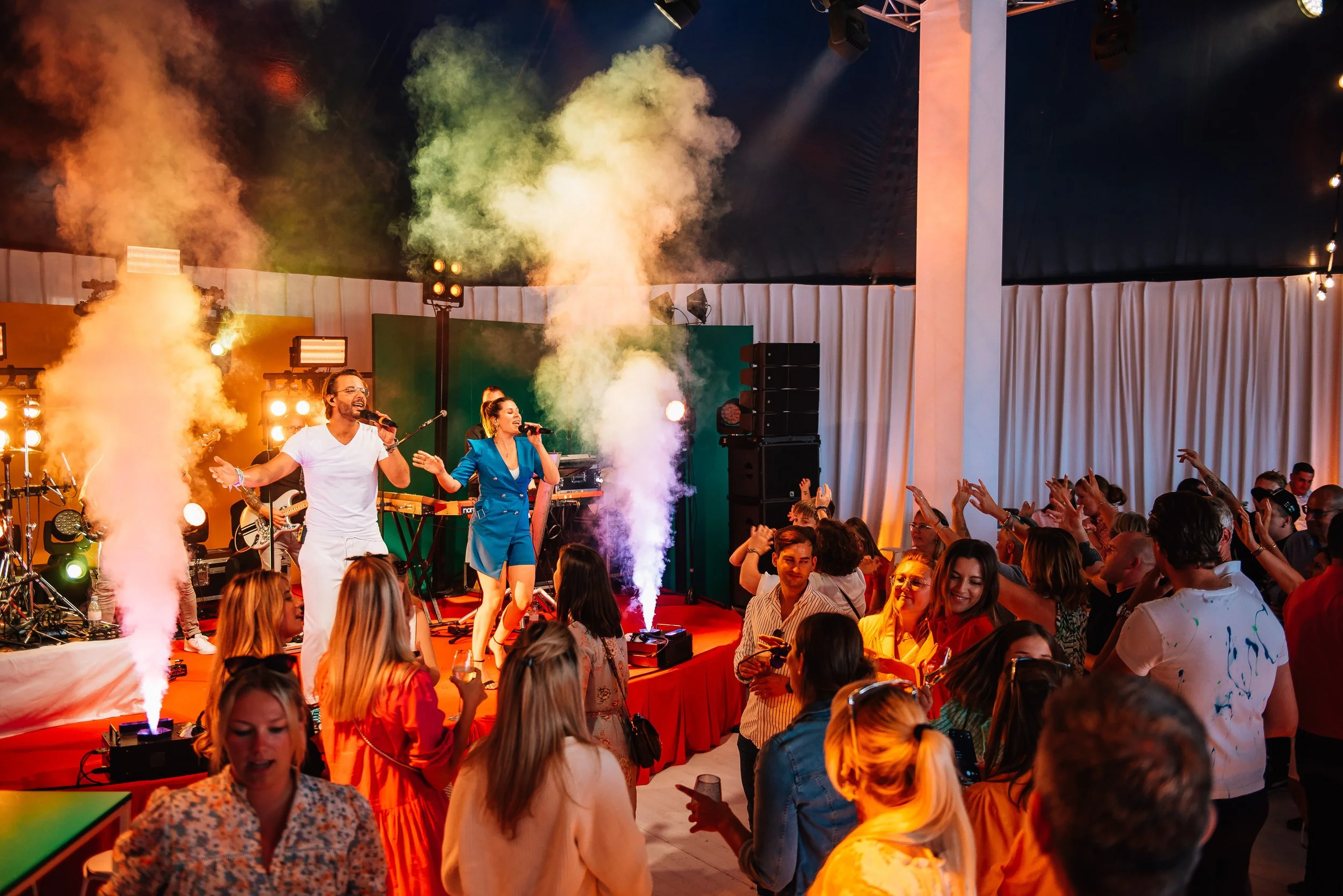 optreden op personeelsfeest