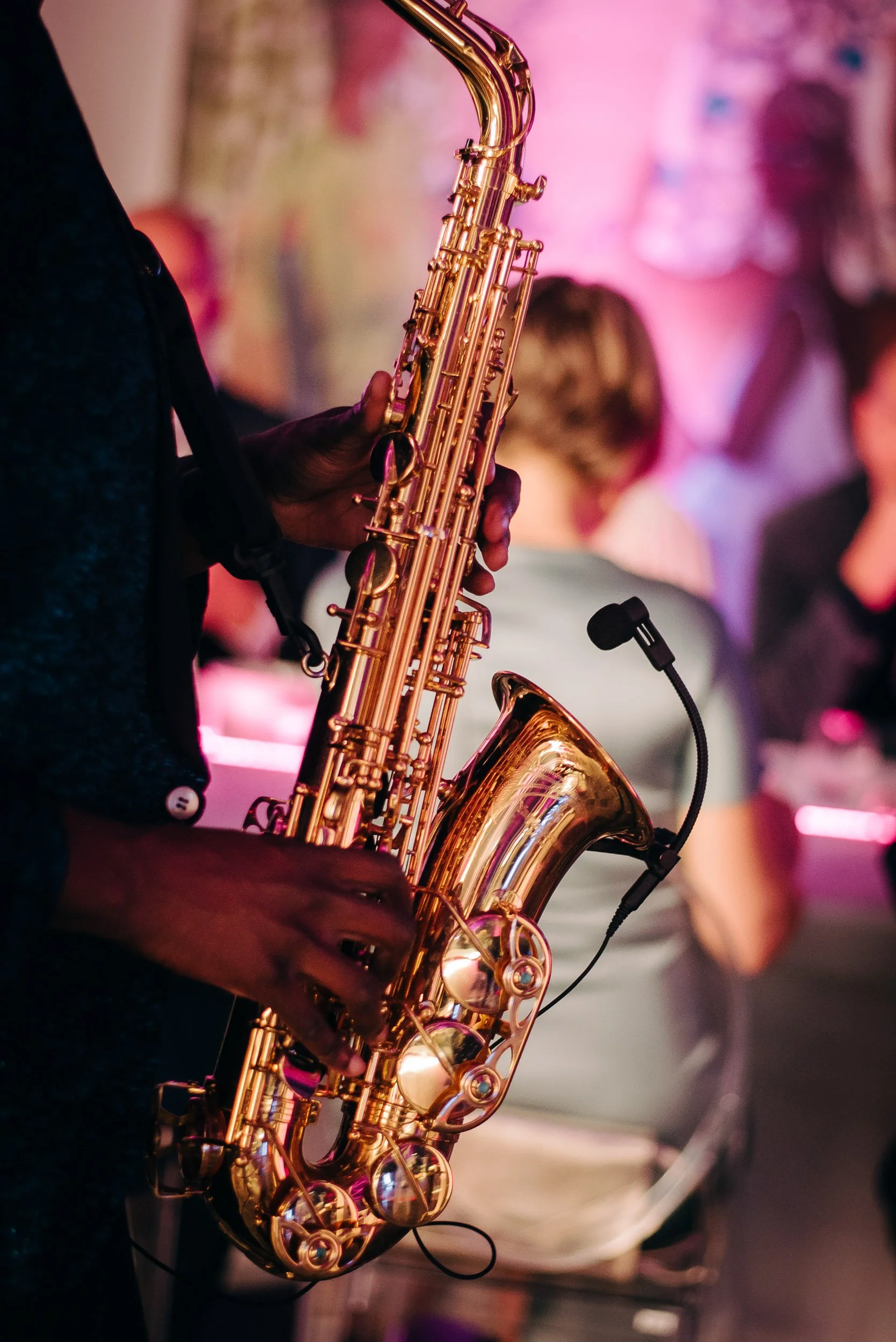 detail van muziekinstrument die live muziek speelt