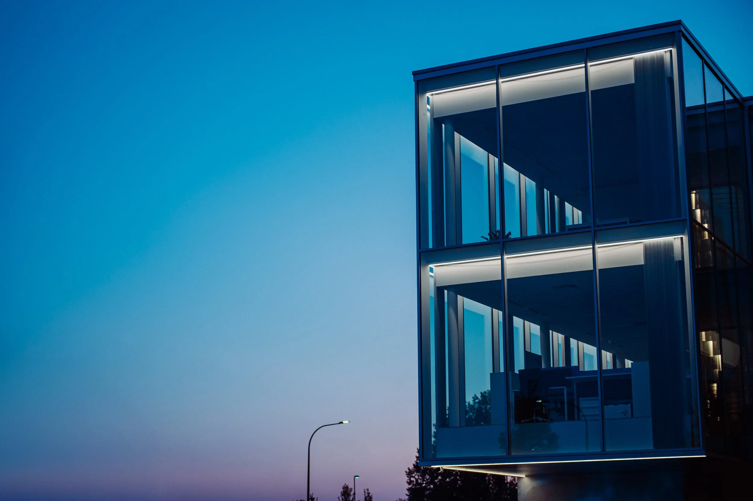locatie die mooi verlicht is