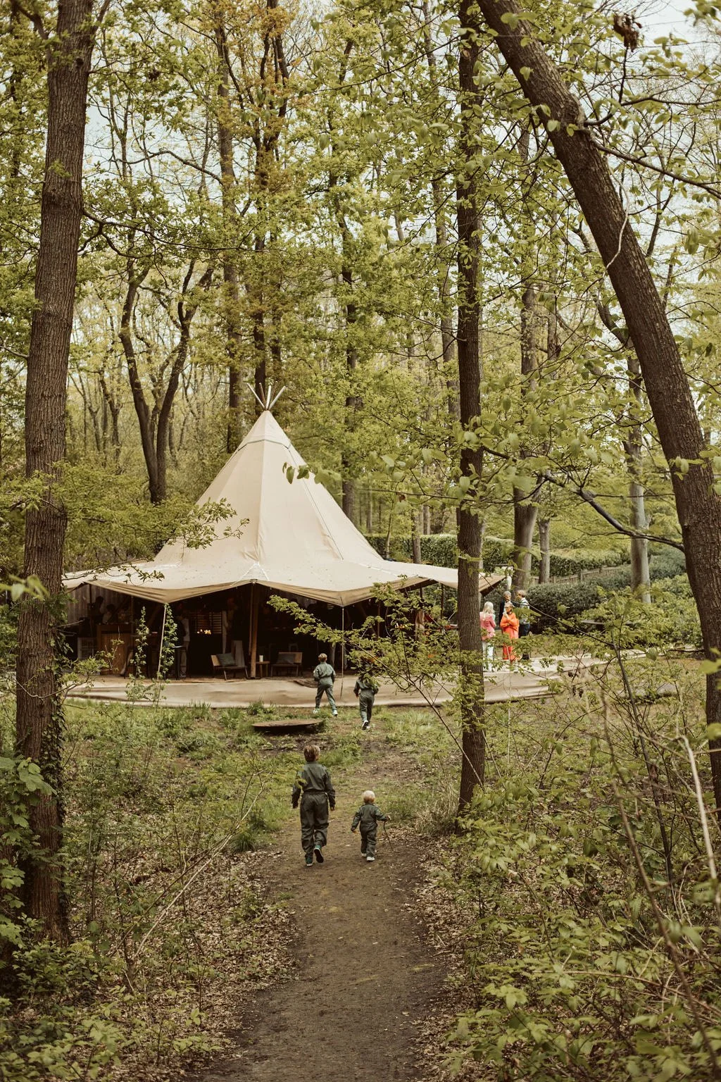 locatie in bos voor communie