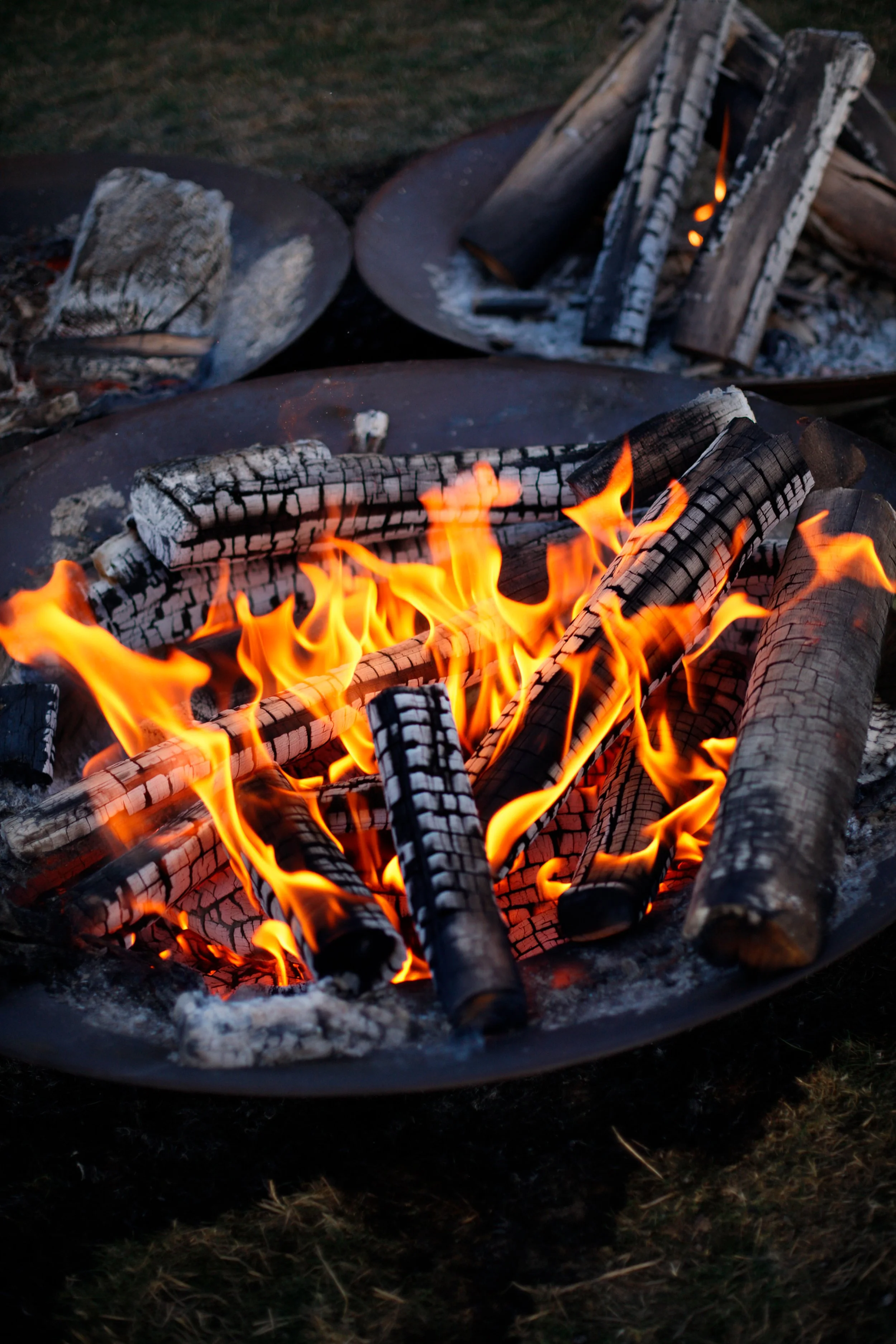 vuurschaal die warmte geeft