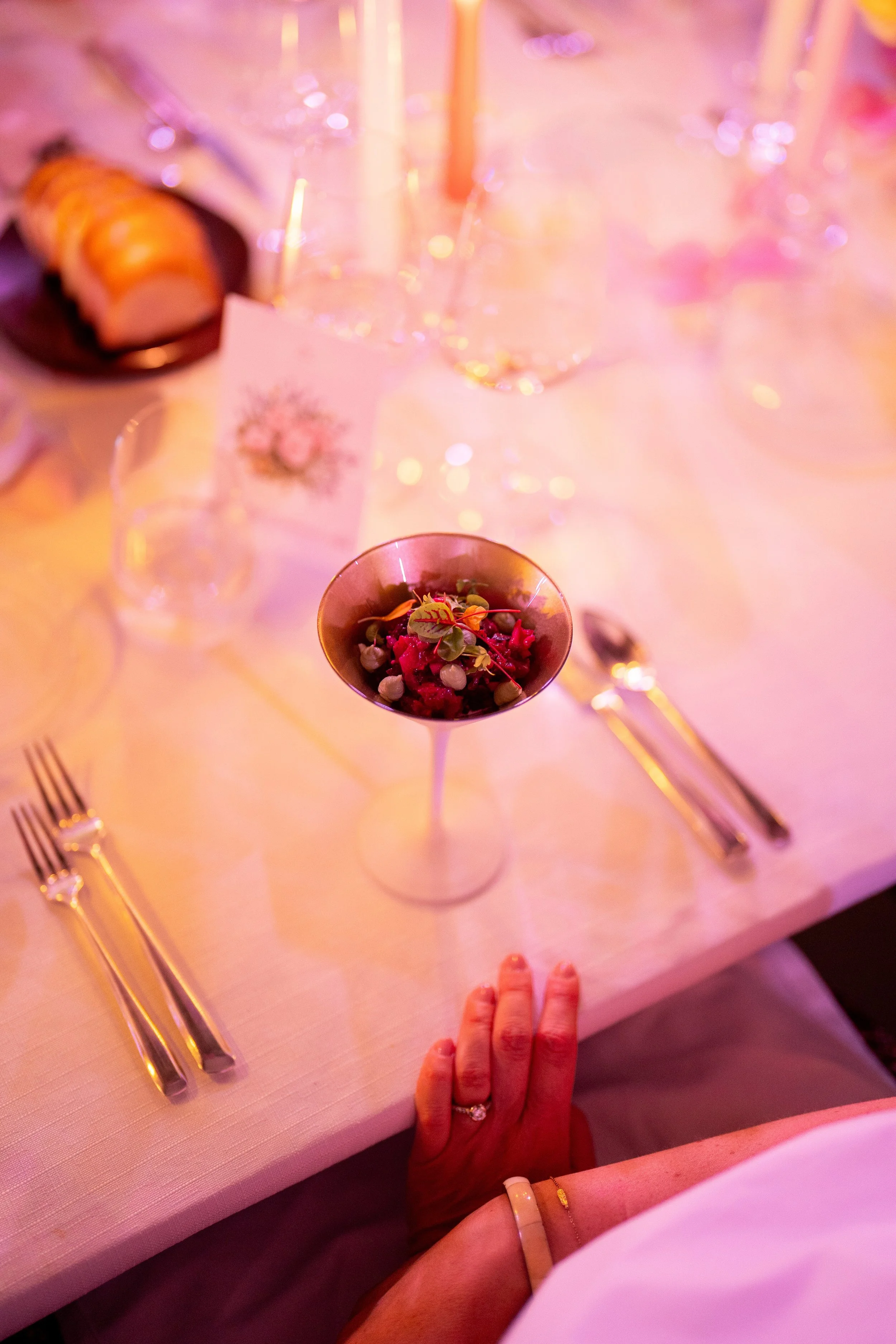 verfijnd hapje op een verjaardagsfeest