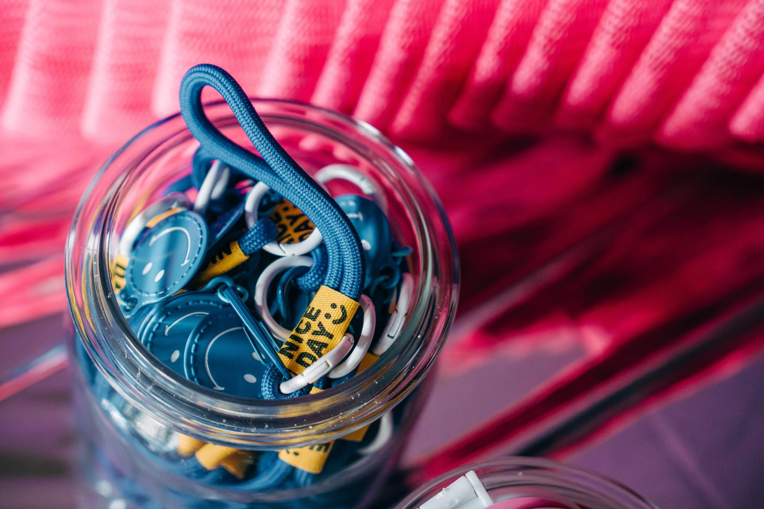 detail van decoratie op lentefeest