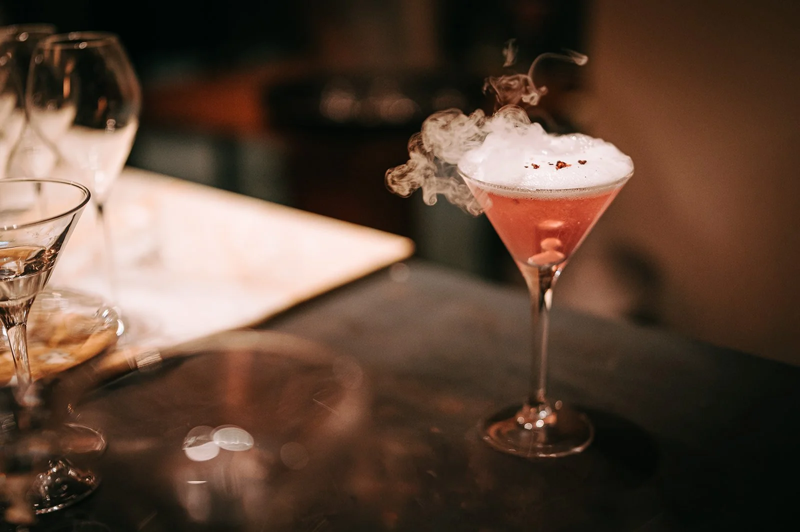 cocktail met rook