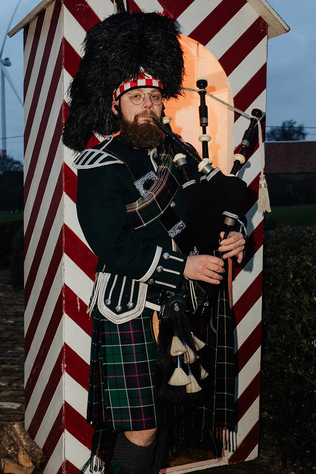 doedelzak speler als entertainment