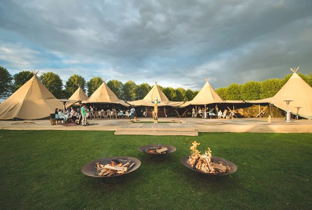tentenstructuur voor boho party