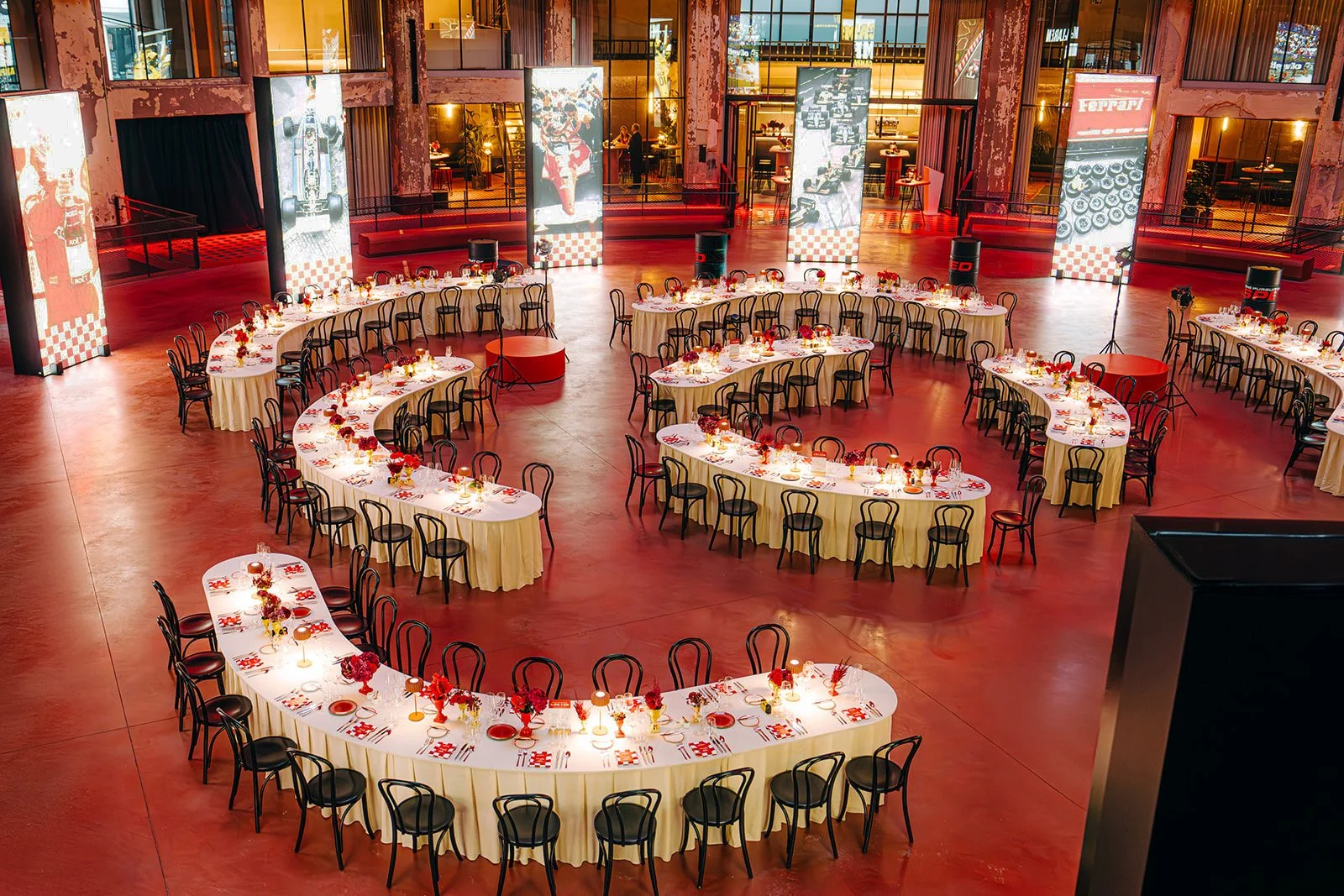 locatie geïnspireerd op F1 formule