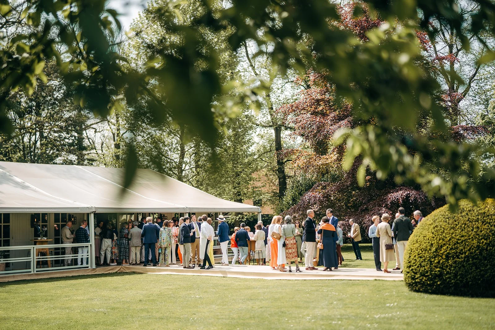 tuin als locatie voor privéfeest