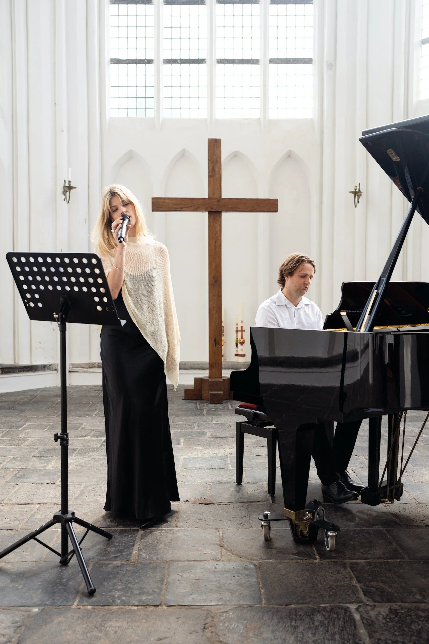 Live muziek tijdens ceremonie