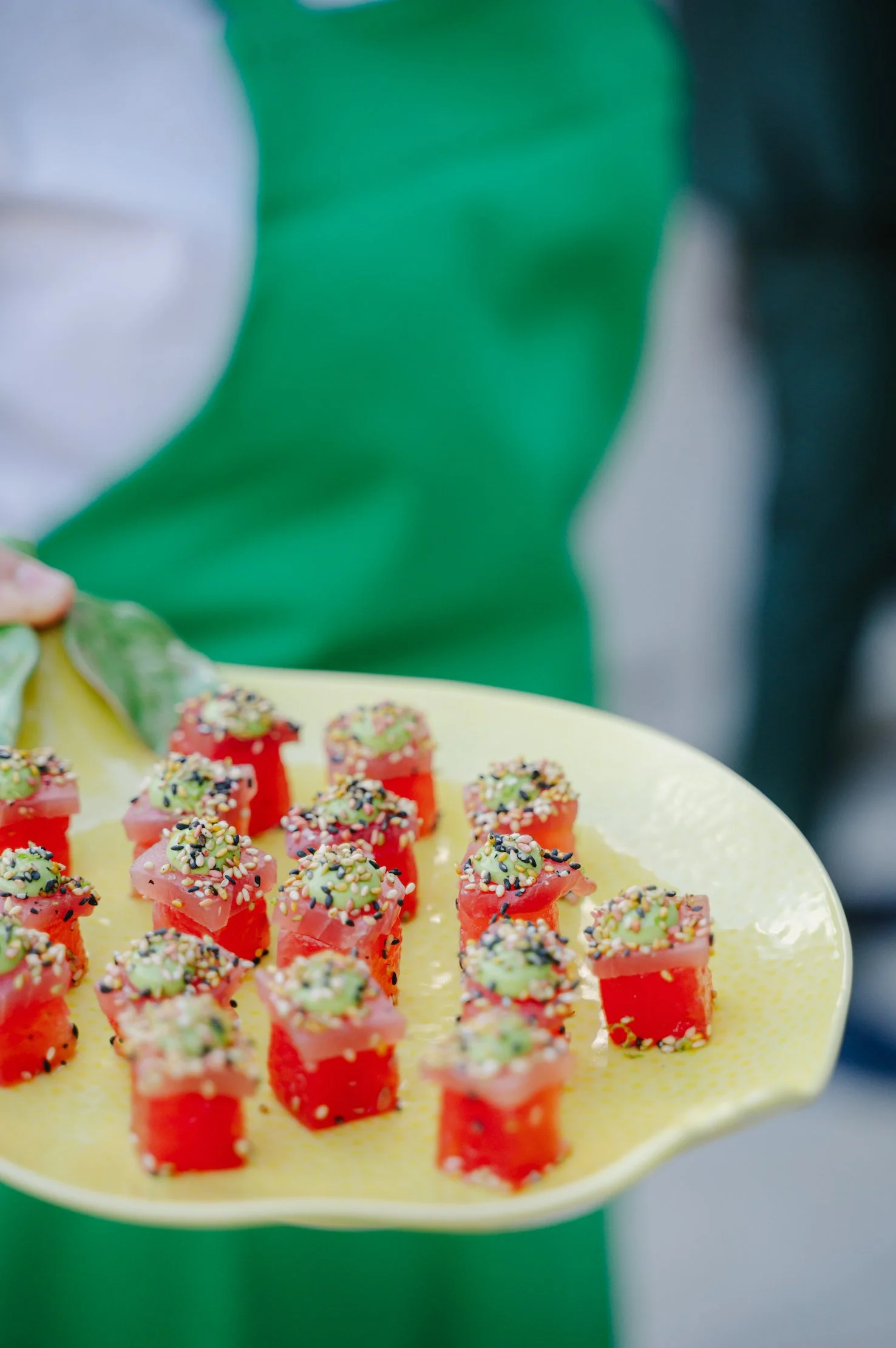 detail van geserveerd eten