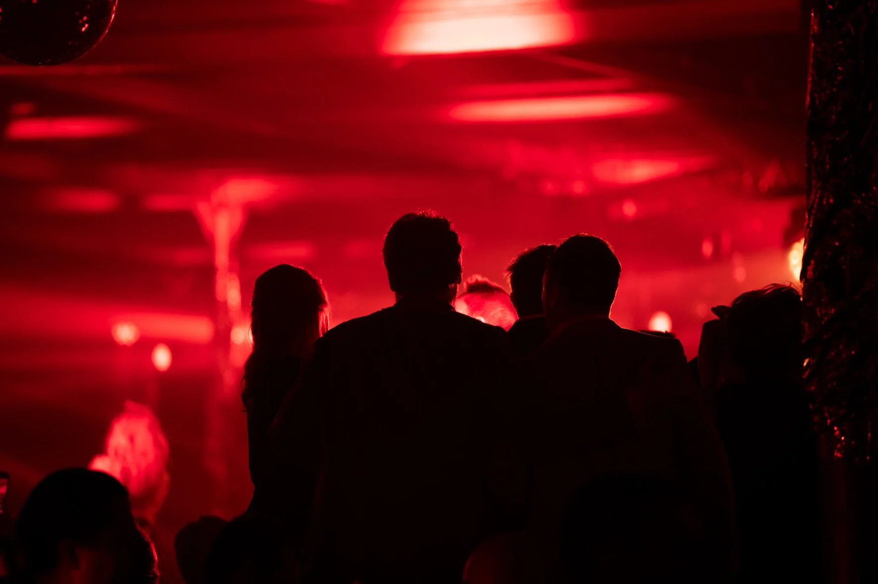 verlichting tijdens service club event