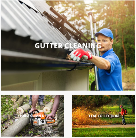 Gutter cleaning and winter work