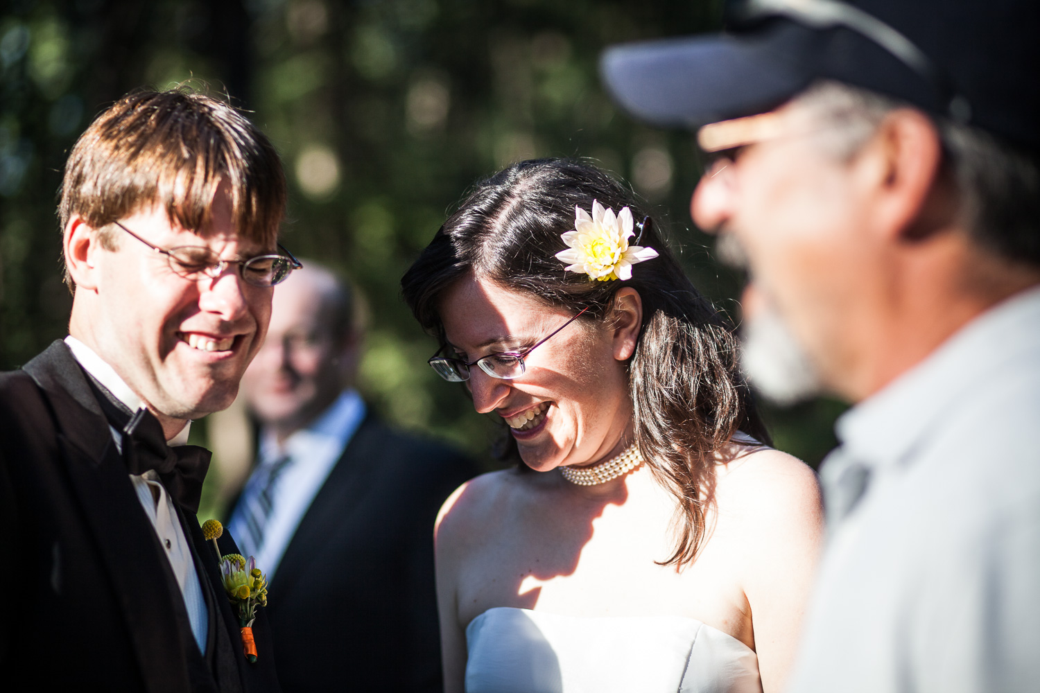 Mike and his wife Jessica on their wedding day. I stood up for this guy!