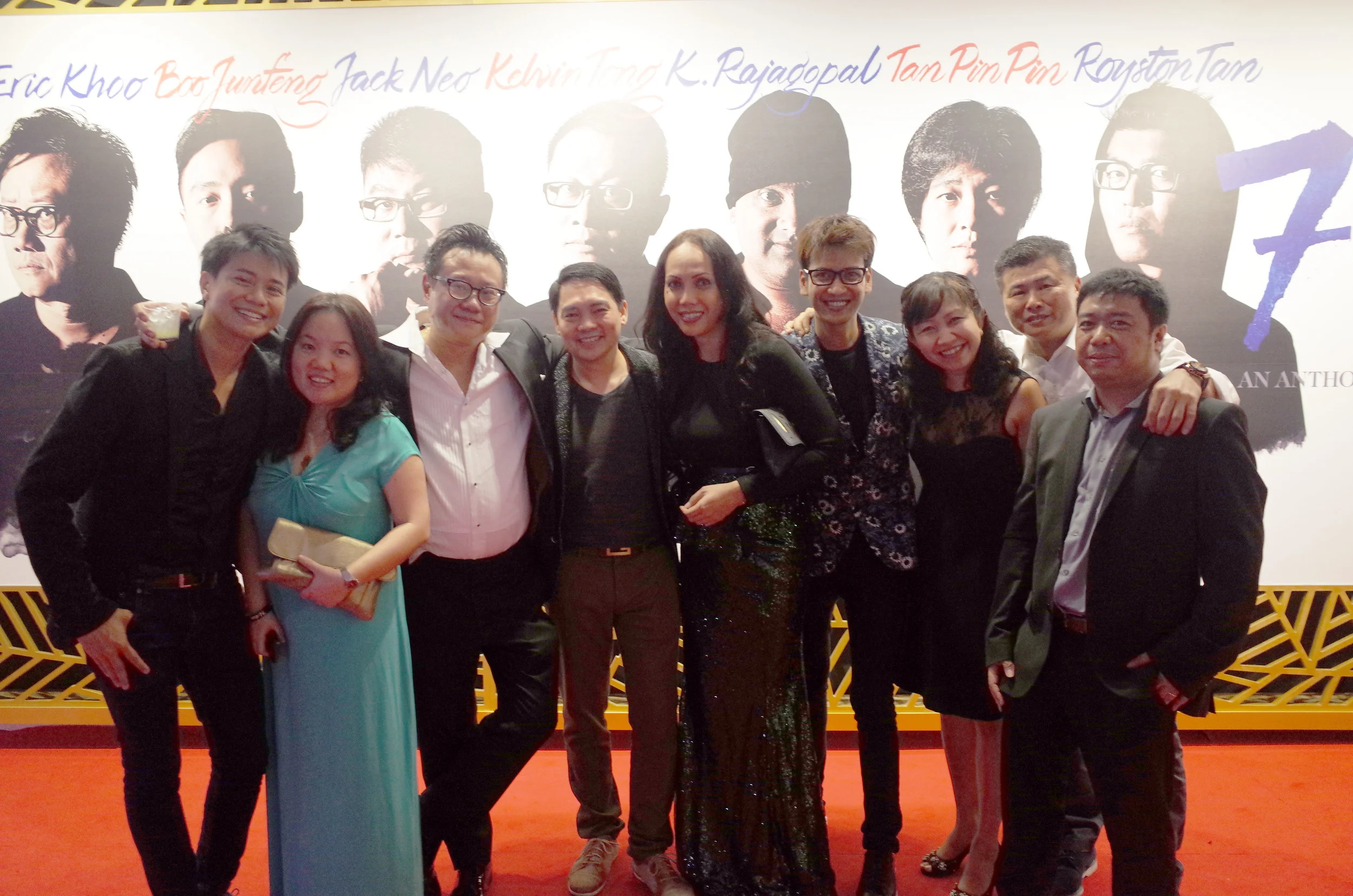 The team with director Eric Khoo