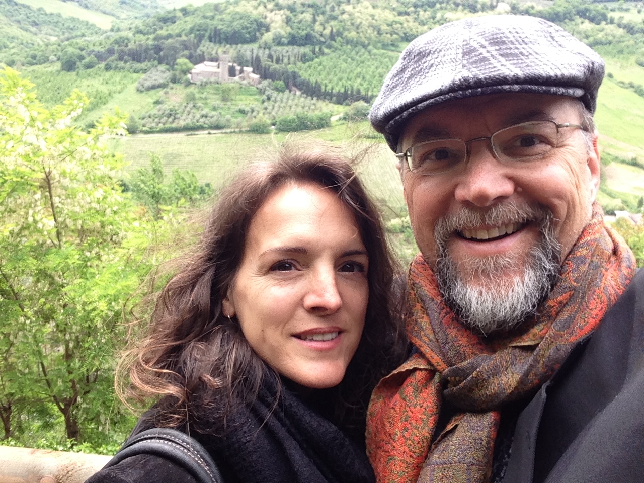 View from Orvieto of the surrounding valley