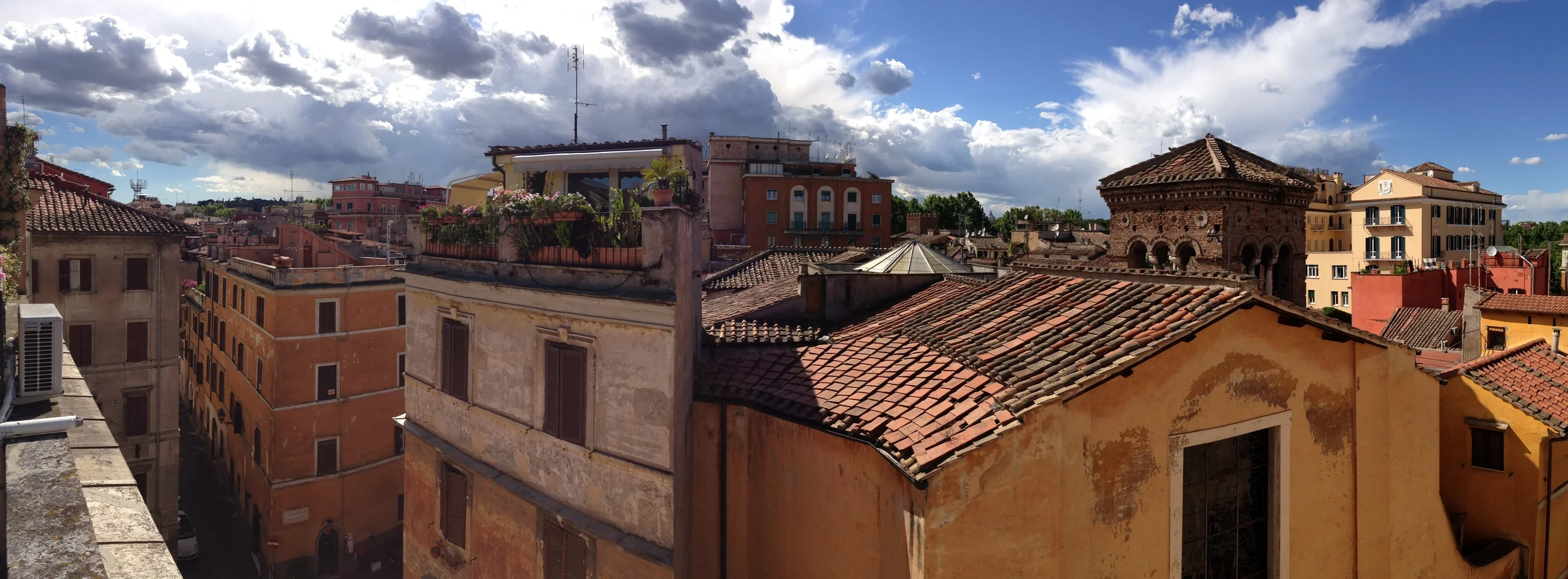 Panorama of roof tops