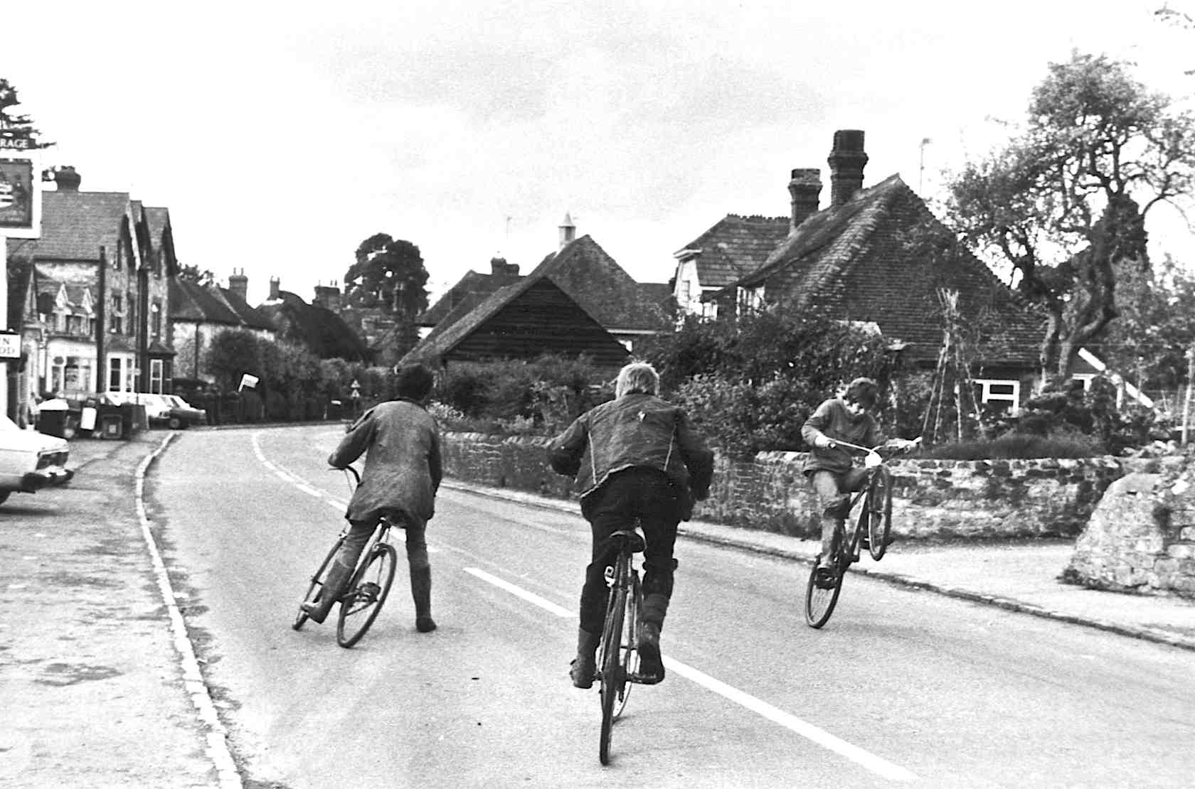 Boys on bikes