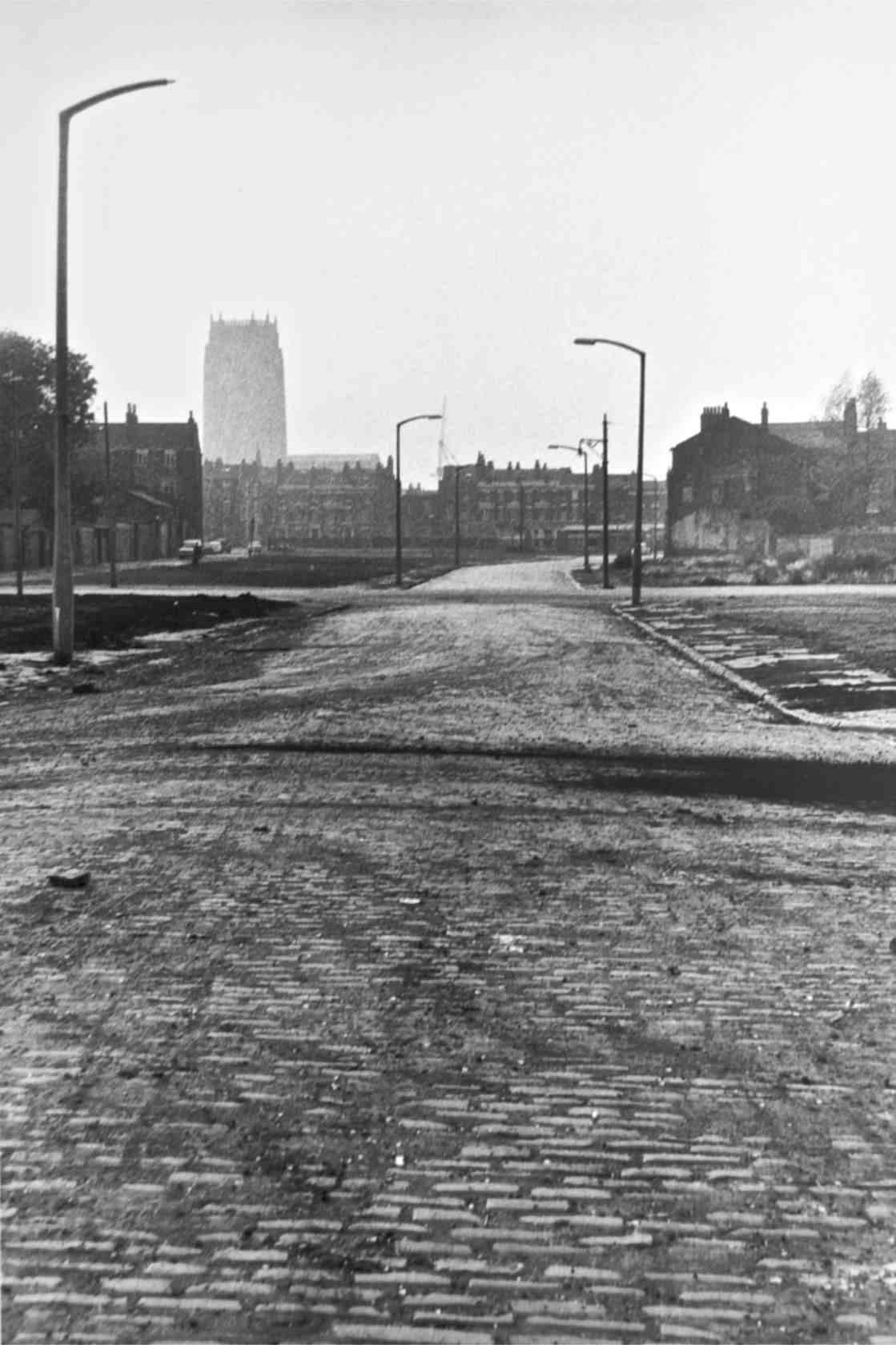 Cobbled road