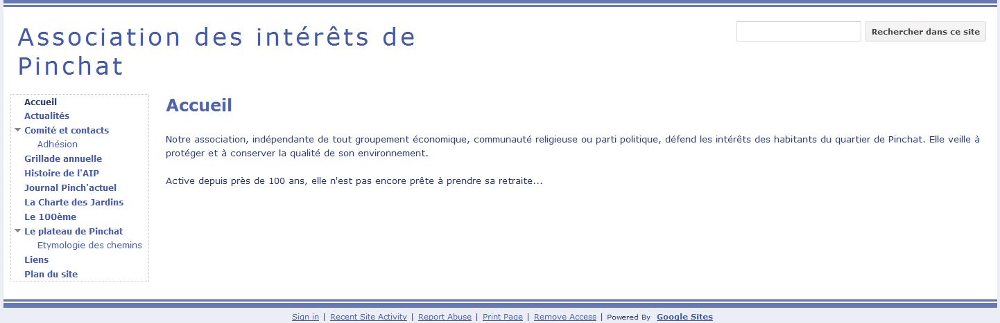 Notre ancien site