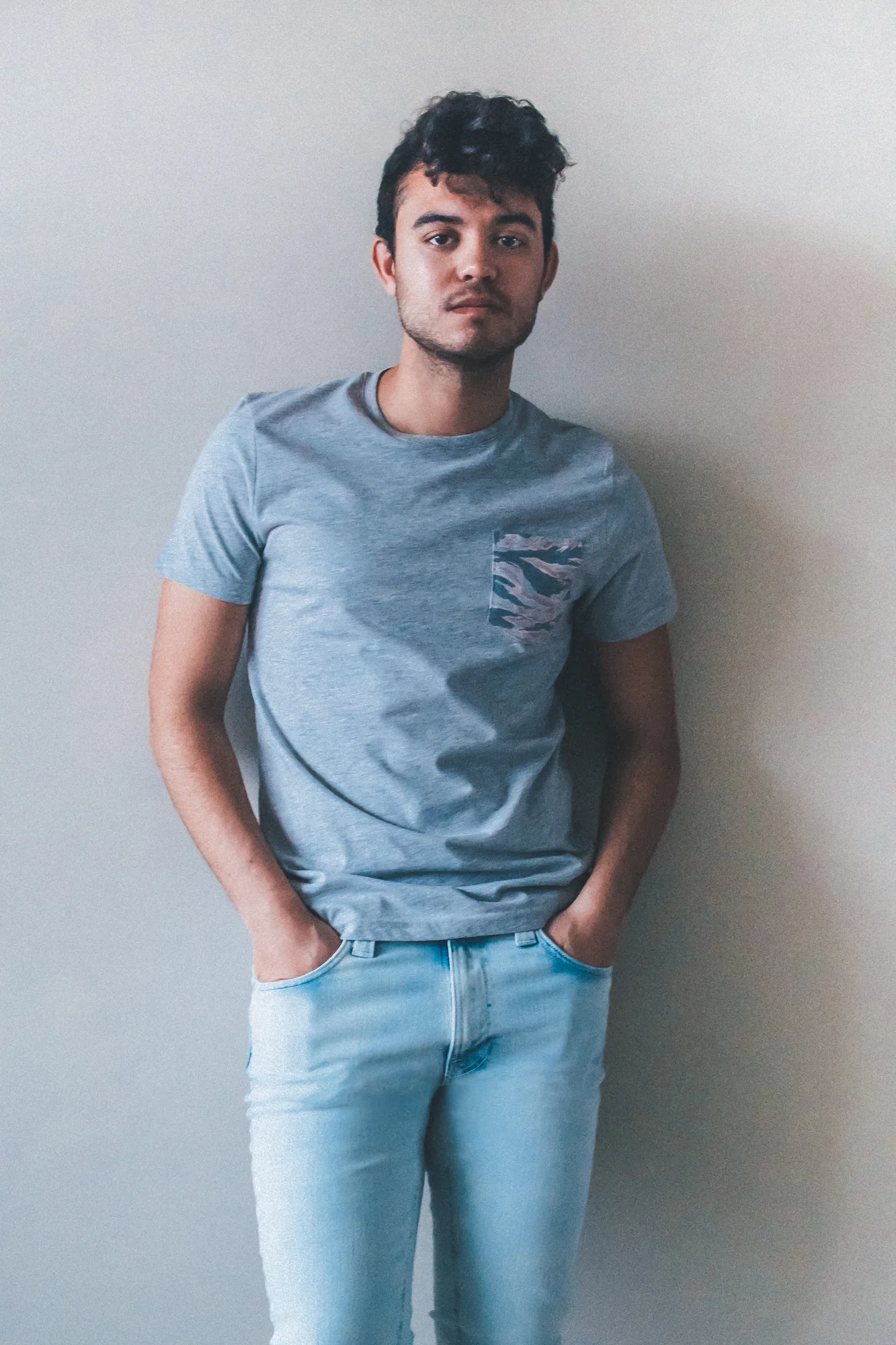 Jaime, played by Cian Sweeney, in rooftop scene costume.