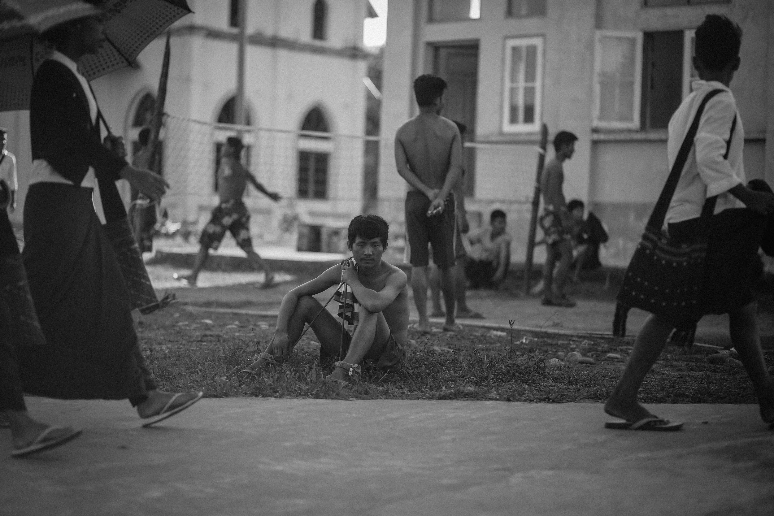Seng Hkum, 27, was an addict for eight years. After enduring three nights of confinement in a church, where his legs were placed in wooden stocks, he's been given shackles to allow some movement. After a week, the shackles come off and addcits at Aung Mintha camp must decide if they'll stay for the whole four month program.