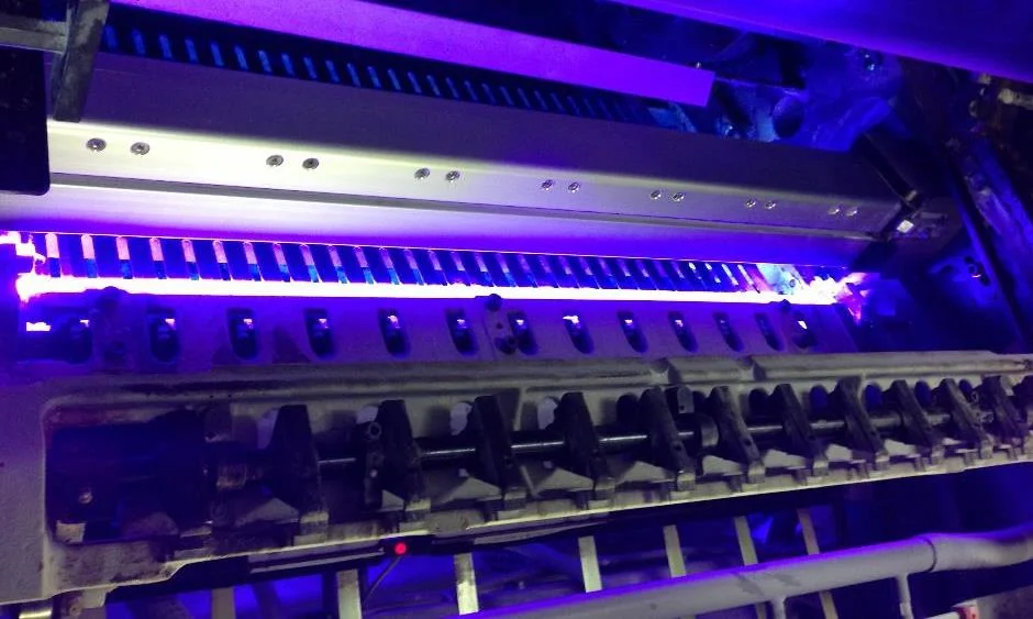 AMS Displays High Power UV LED Curing at PRINT 13 — UV LED Curing AMS