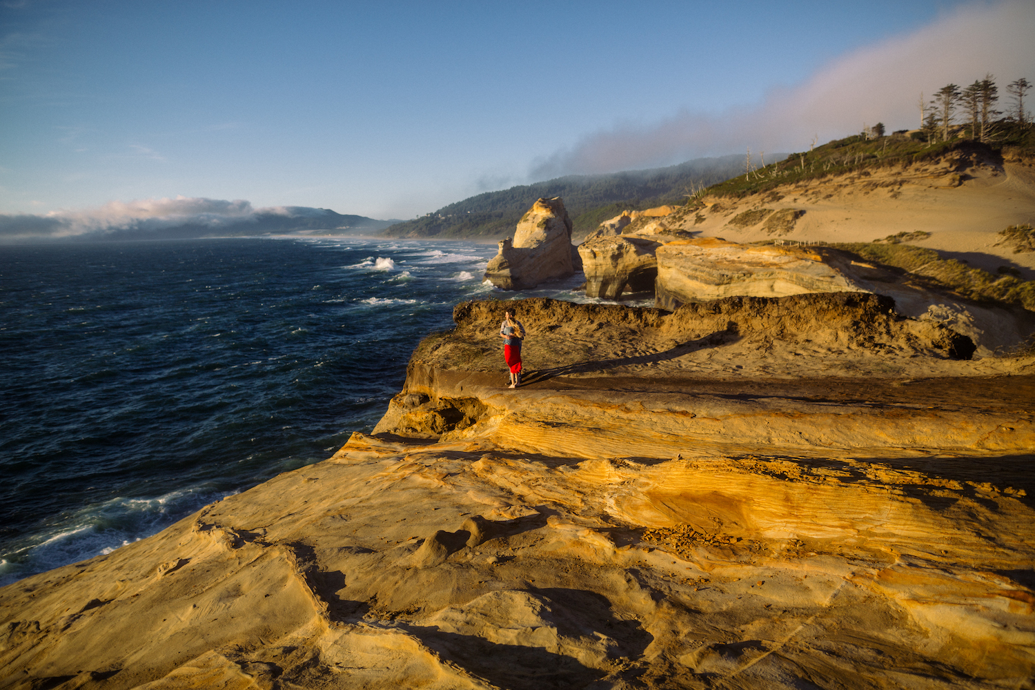 Cape Kiwanda, Pacific City, Oregon Coast Engagement Photographer 